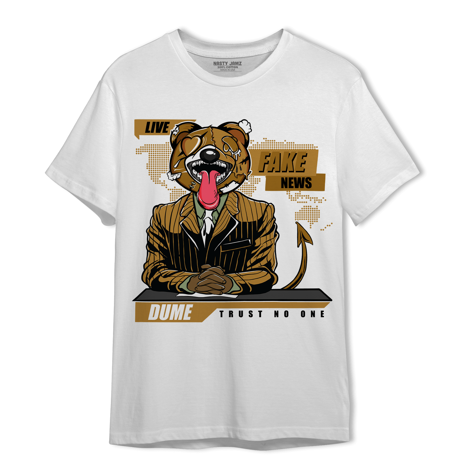 Wheat 13s T Shirt Match News Presenter BER - NastyJamz