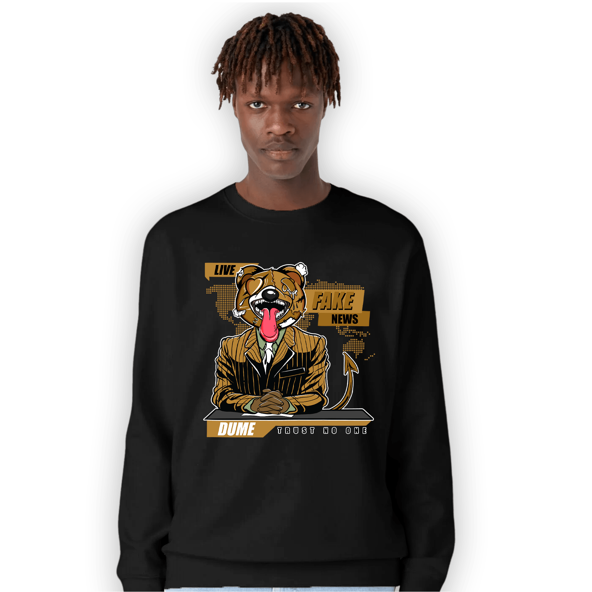 Wheat 13s Sweatshirt Match News Presenter BER - NastyJamz
