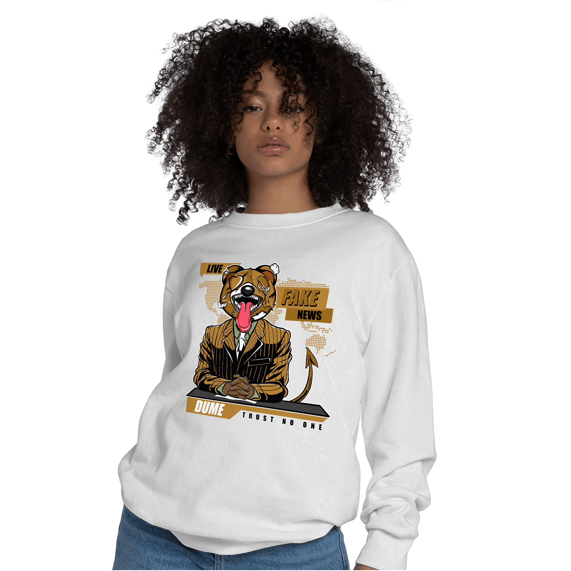 Wheat 13s Sweatshirt Match News Presenter BER - NastyJamz