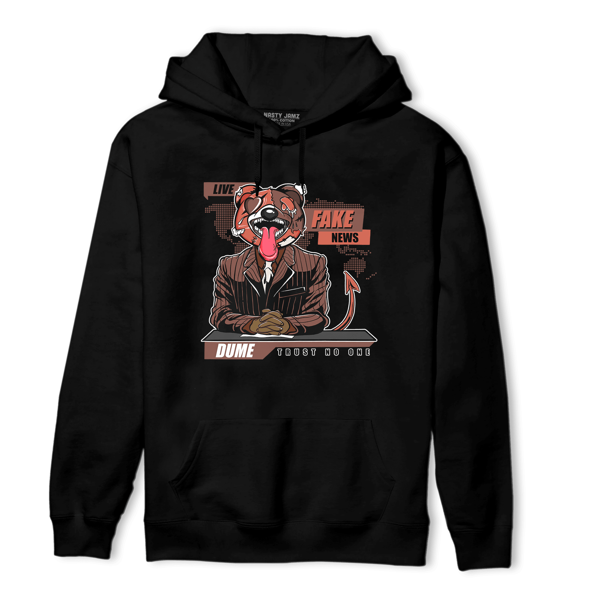 High OG Dusted Clay 1s Hoodie Match News Presenter BER - NastyJamz