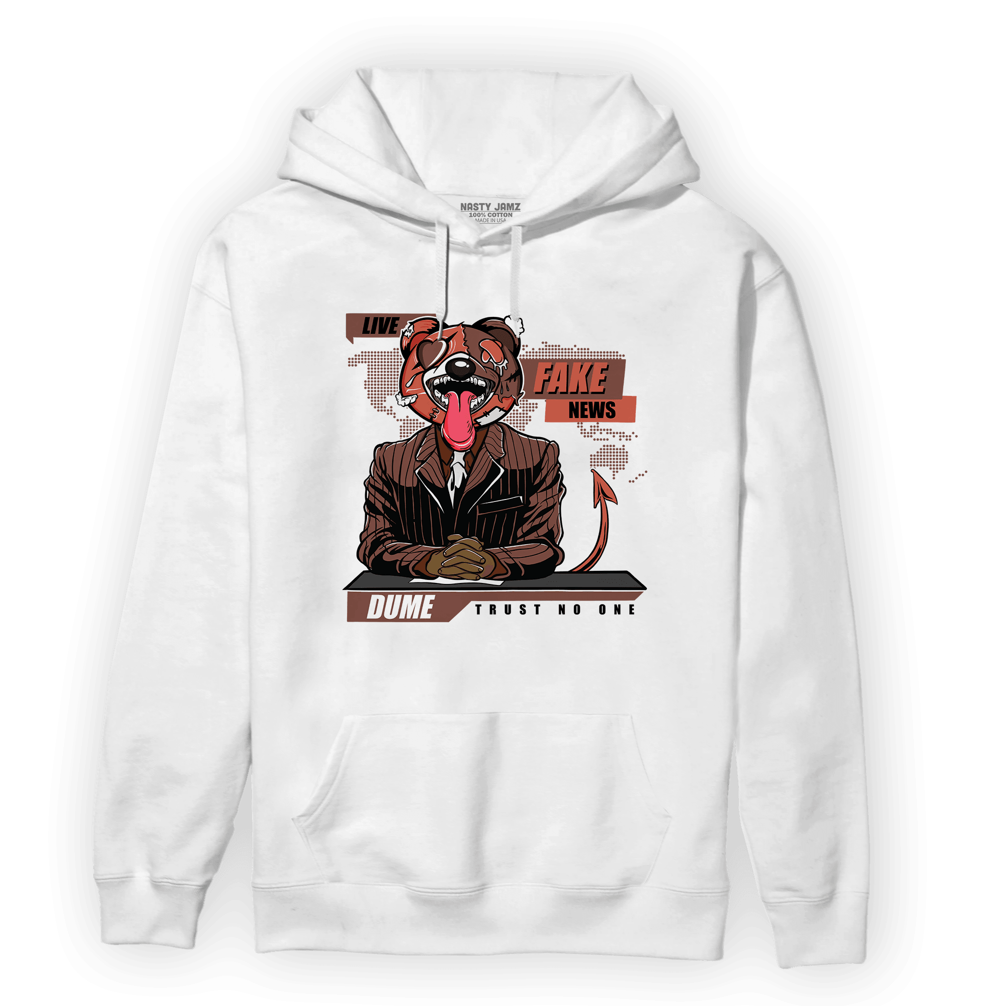 High OG Dusted Clay 1s Hoodie Match News Presenter BER - NastyJamz