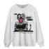 Retro High OG Black White 1s Sweatshirt Match News Presenter BER - NastyJamz