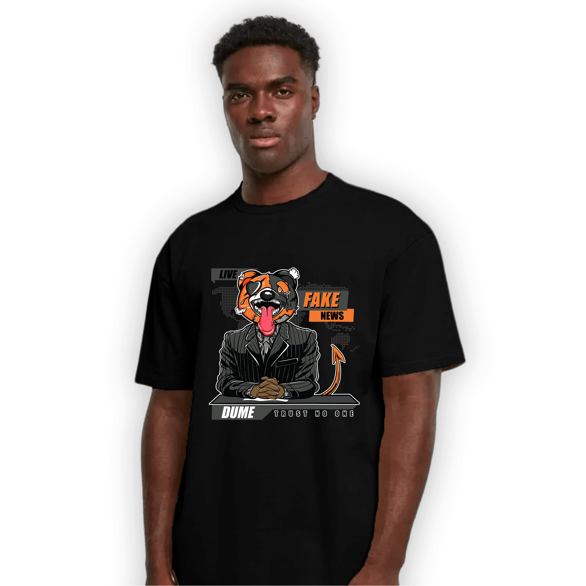 Fear Pack 3s T Shirt Match News Presenter BER - NastyJamz