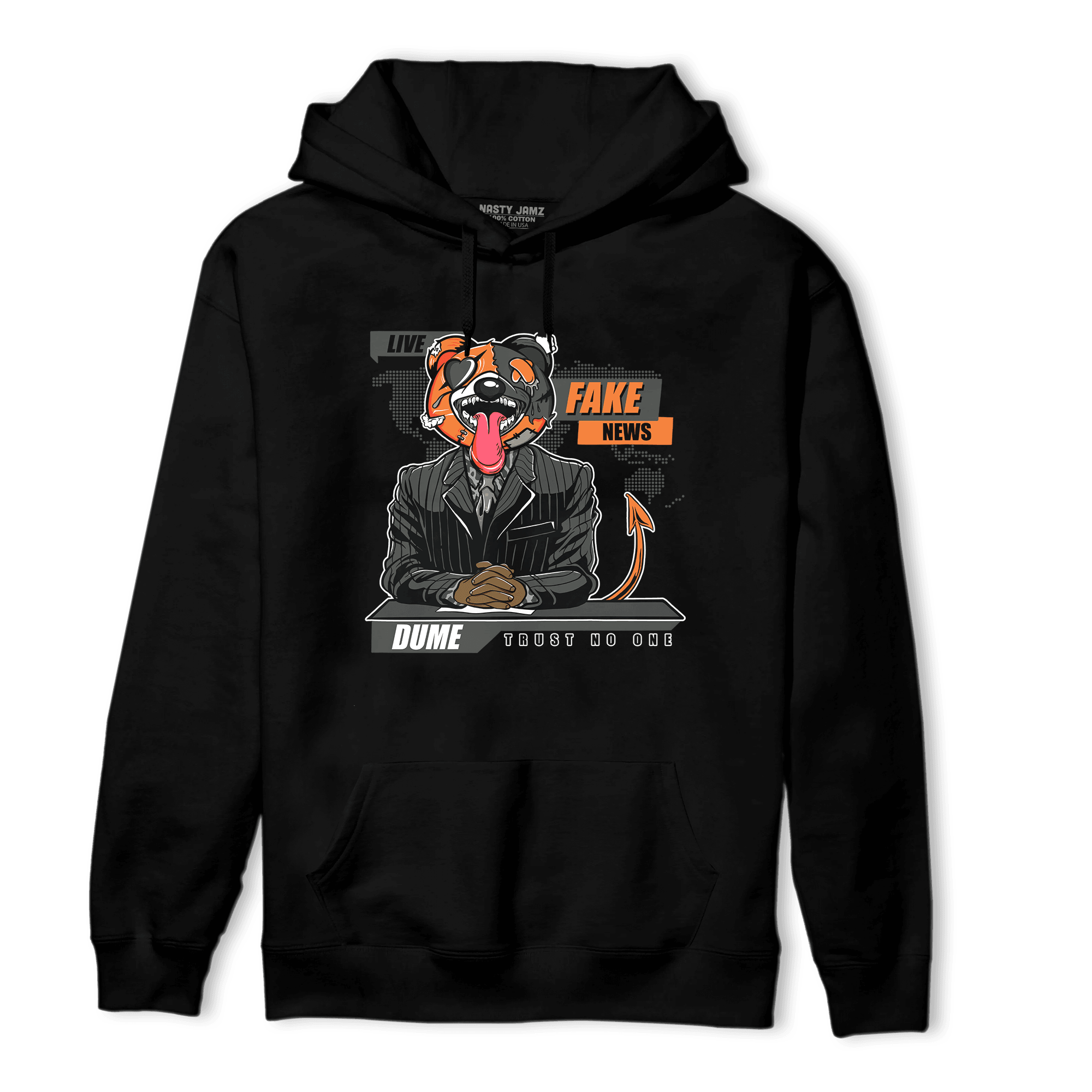 Fear Pack 3s Hoodie Match News Presenter BER - NastyJamz