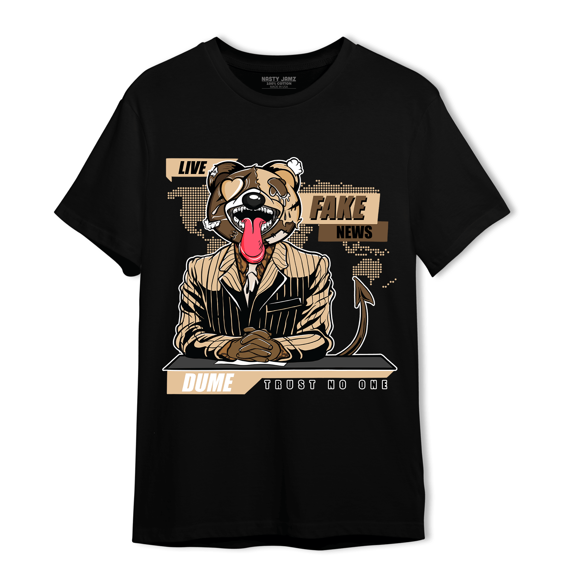 Palomino 3s T Shirt Match News Presenter BER - NastyJamz