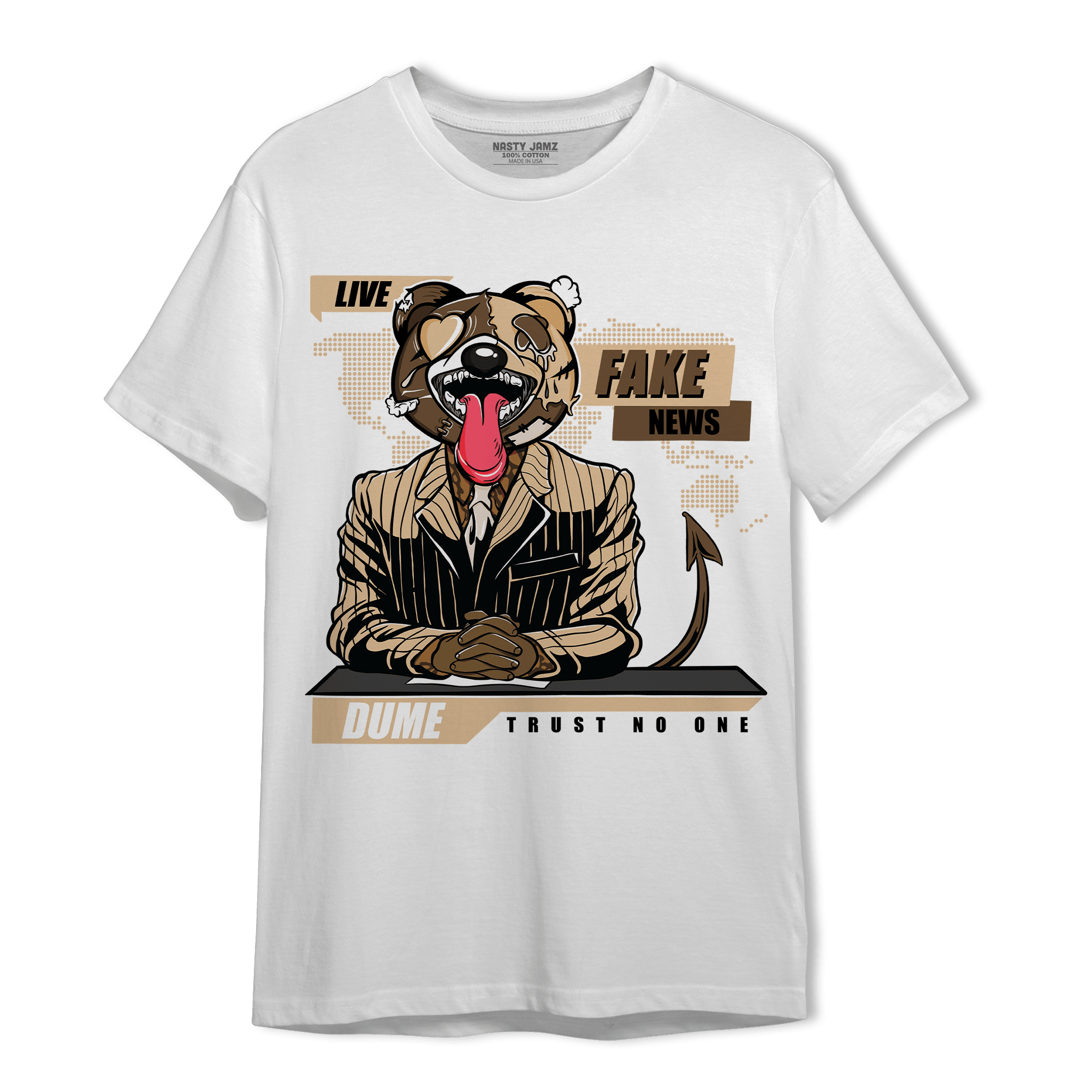 Palomino 3s T Shirt Match News Presenter BER - NastyJamz