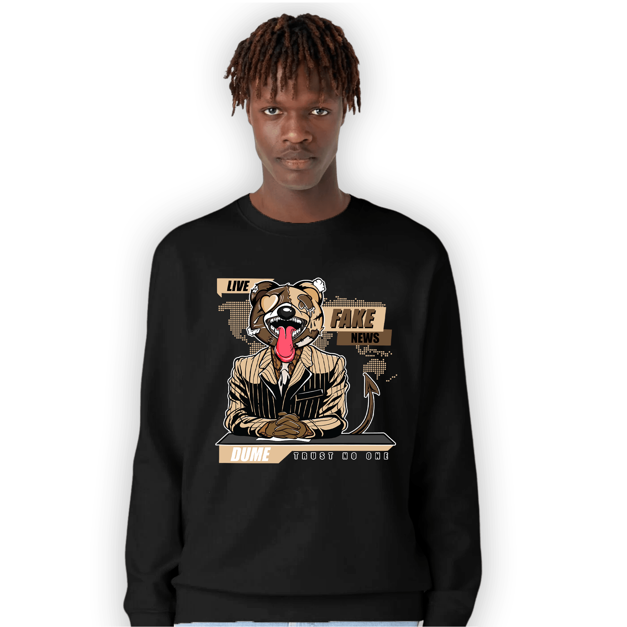 Palomino 3s Sweatshirt Match News Presenter BER - NastyJamz