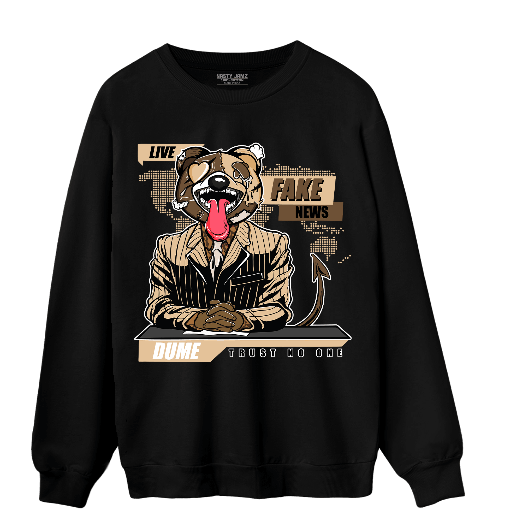 Palomino 3s Sweatshirt Match News Presenter BER - NastyJamz