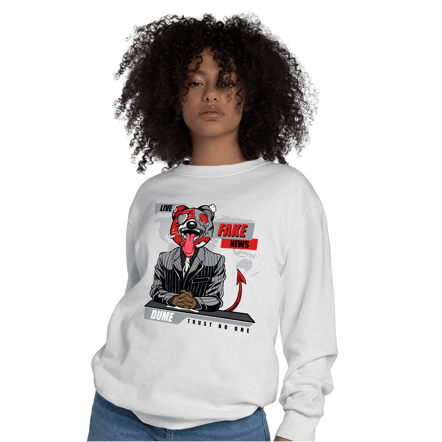 Bred Reimagined 4s Sweatshirt Match News Presenter BER - NastyJamz