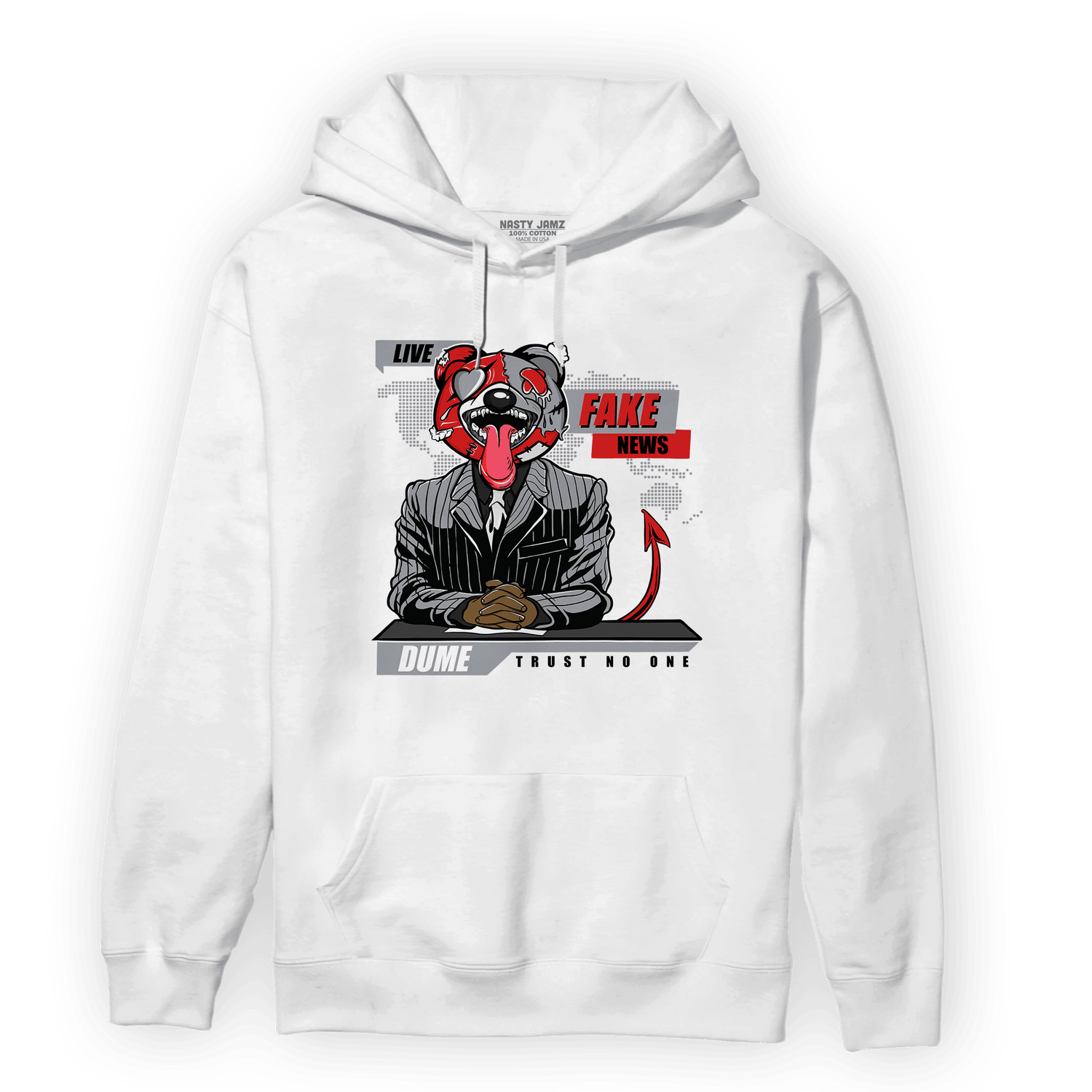 Bred Reimagined 4s Hoodie Match News Presenter BER - NastyJamz