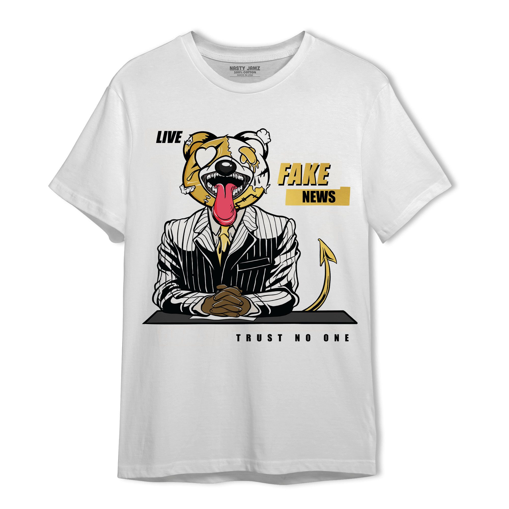 Sail 4s T Shirt Match News Presenter BER - NastyJamz