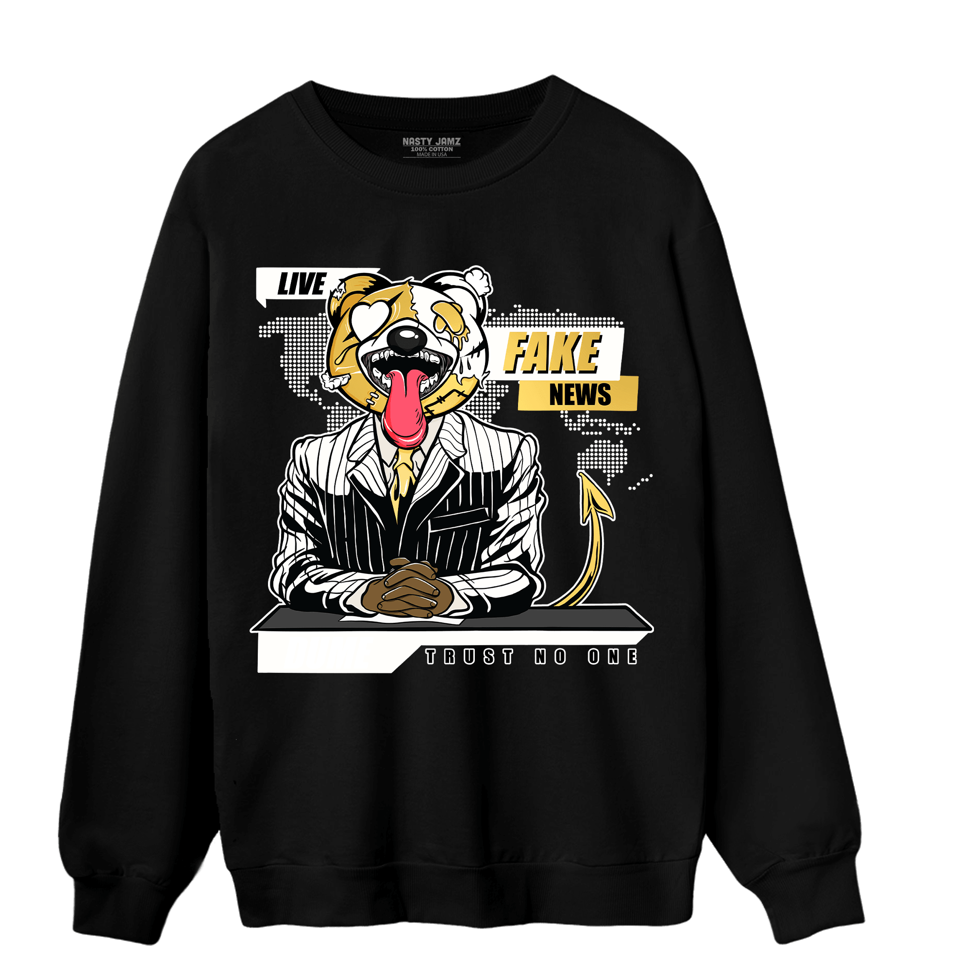 Sail 4s Sweatshirt Match News Presenter BER - NastyJamz