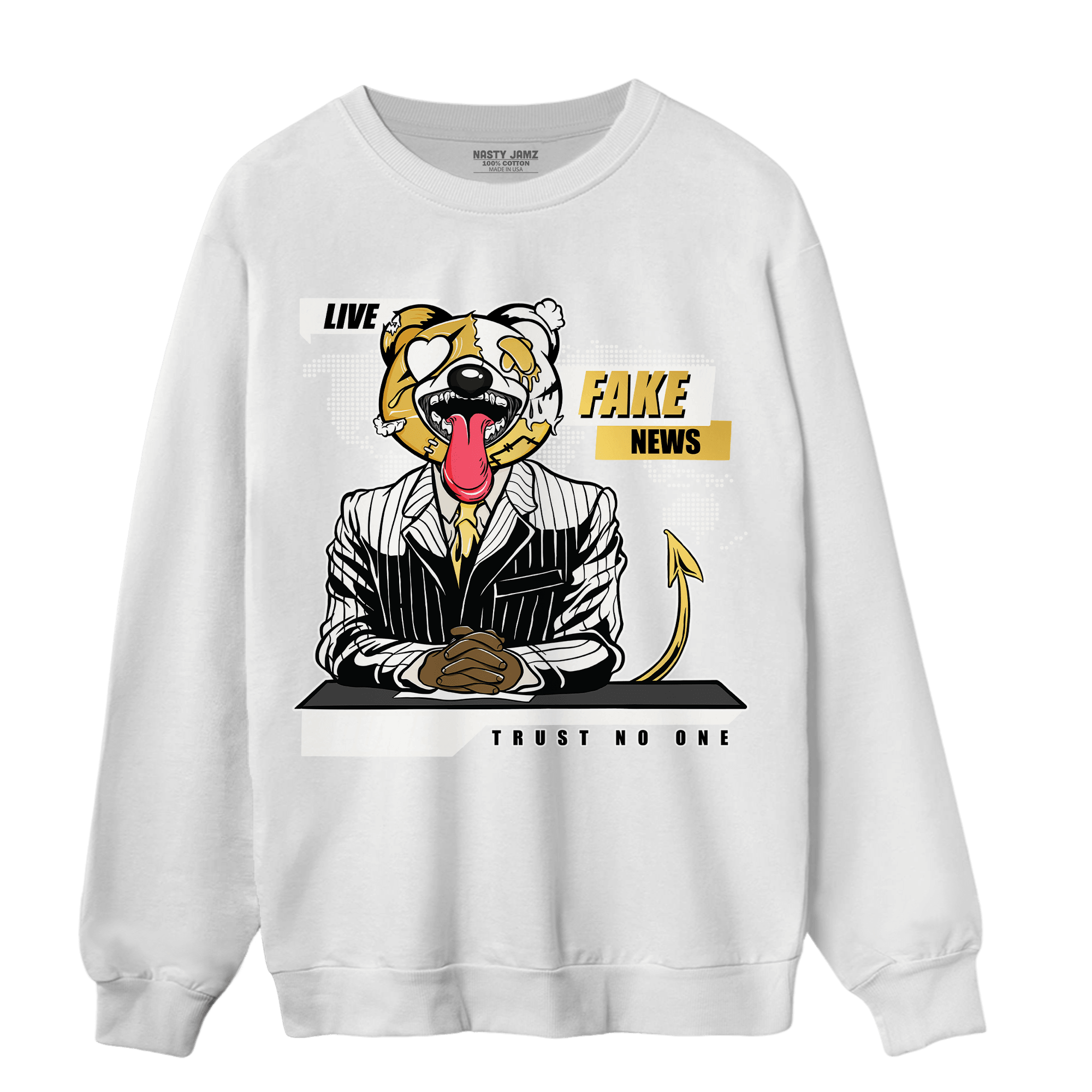 Sail 4s Sweatshirt Match News Presenter BER - NastyJamz