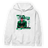 Lucky Green 5s Hoodie Match News Presenter BER - NastyJamz