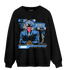 University Blue 5s Sweatshirt Match News Presenter BER - NastyJamz
