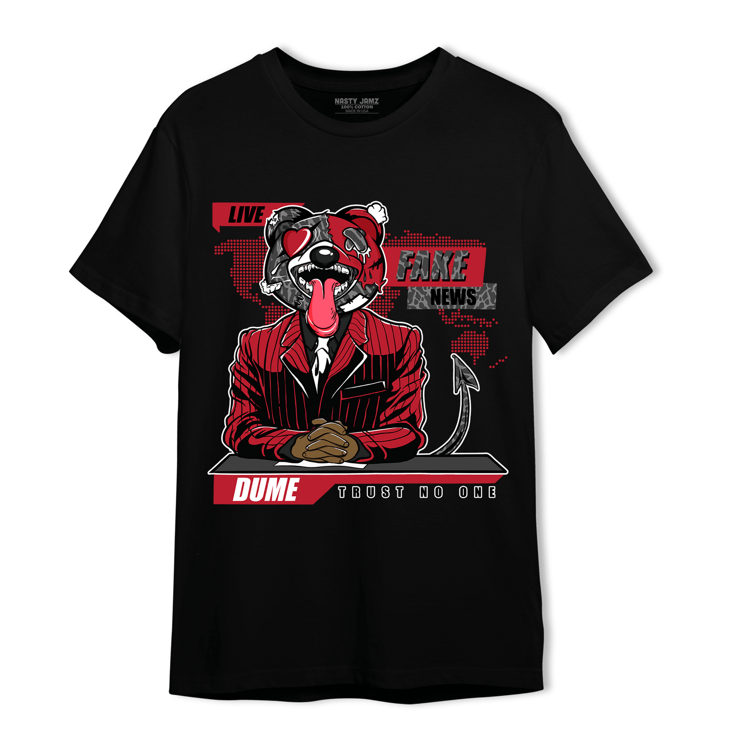 Spizike Low Bred T Shirt Match News Presenter BER - NastyJamz