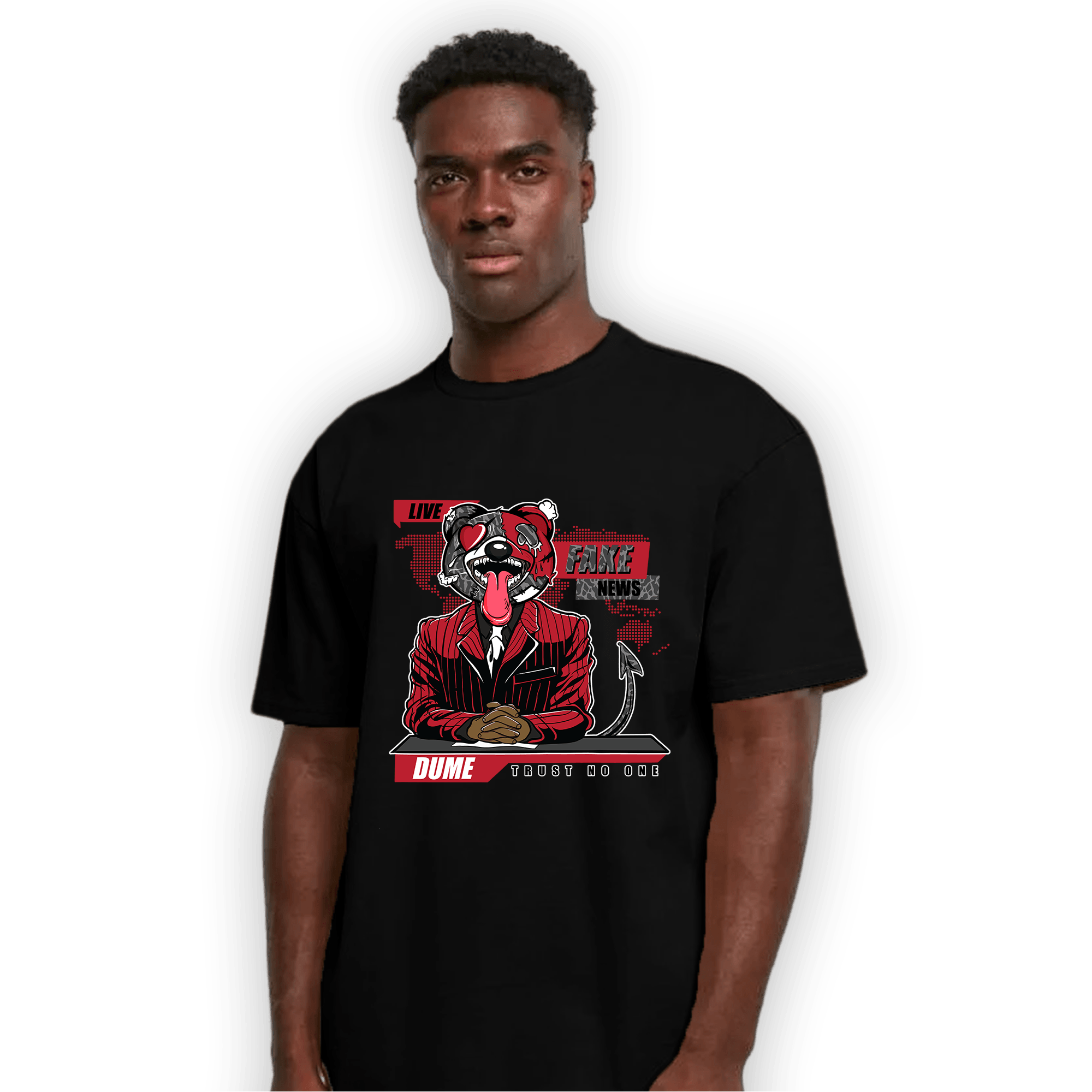 Spizike Low Bred T Shirt Match News Presenter BER - NastyJamz