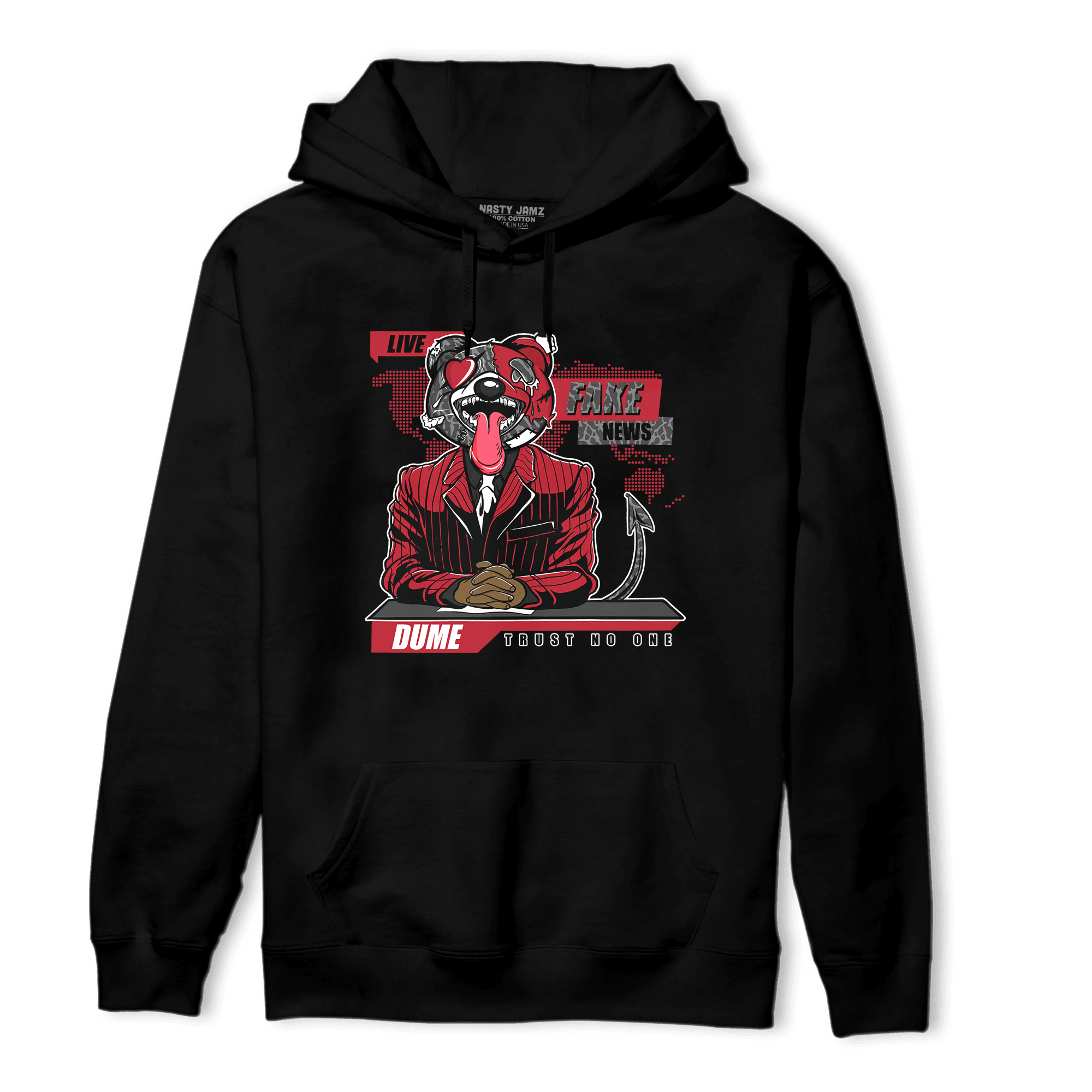 Spizike Low Bred Hoodie Match News Presenter BER - NastyJamz