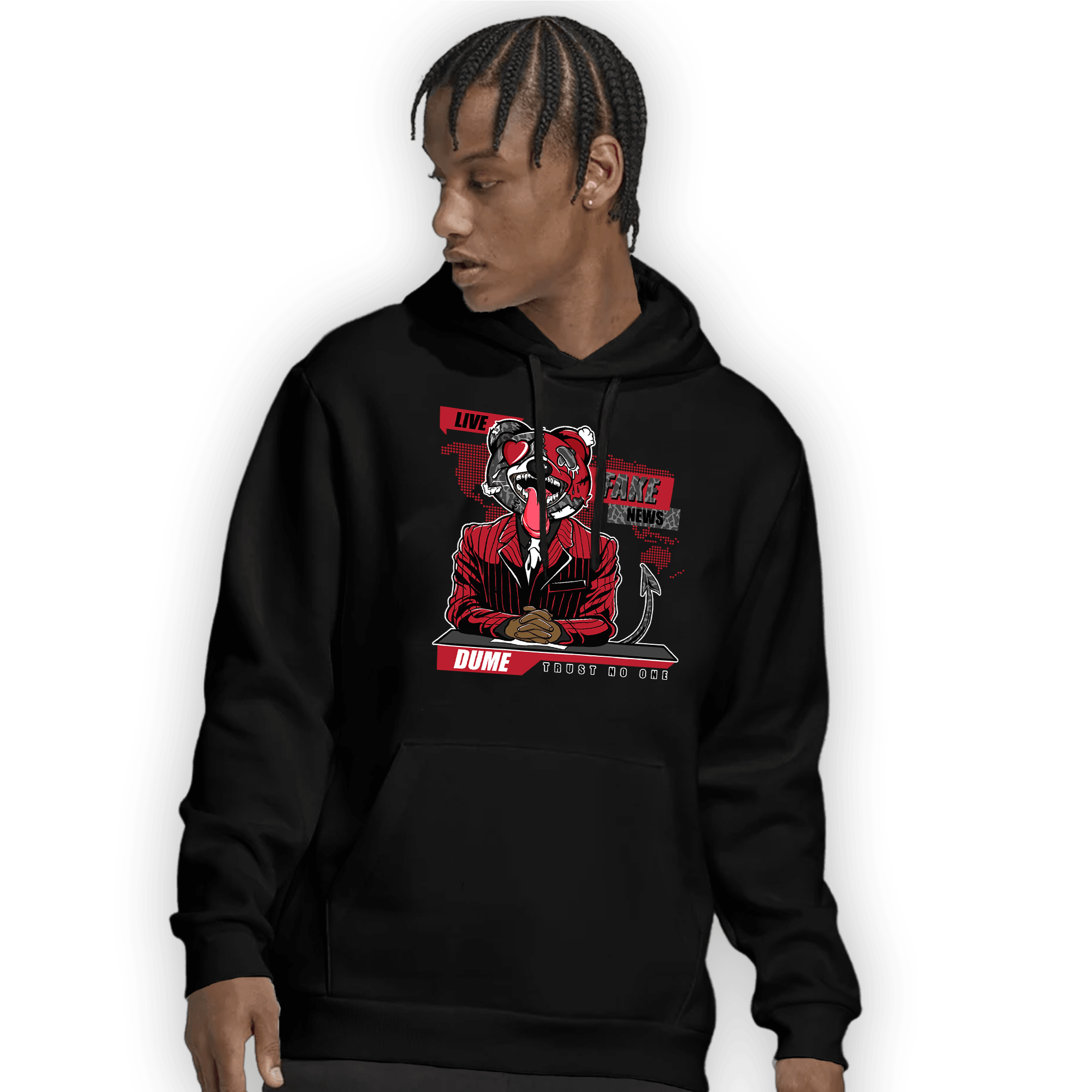 Spizike Low Bred Hoodie Match News Presenter BER - NastyJamz