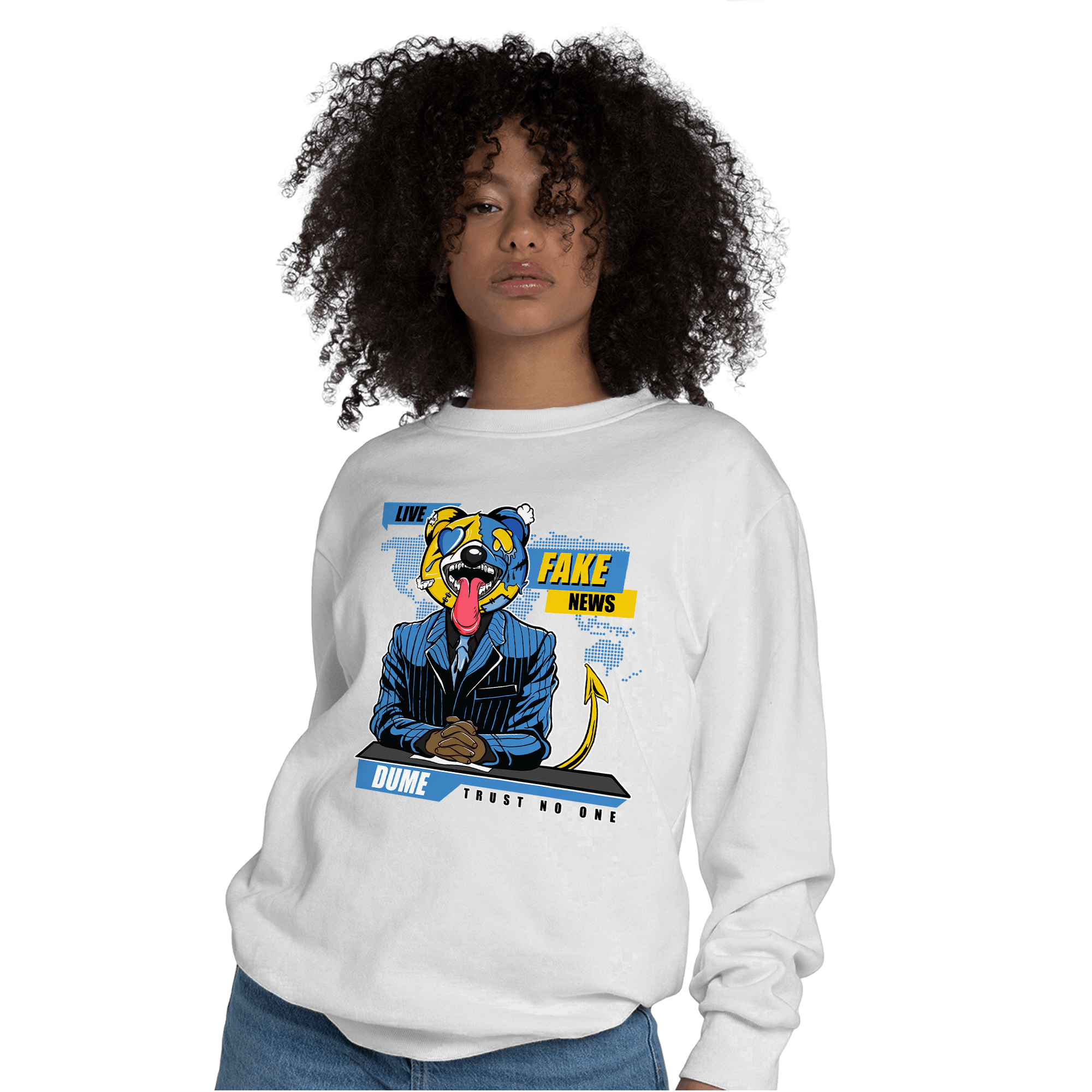SB Dunk Bubbles Sweatshirt Match News Presenter BER - NastyJamz