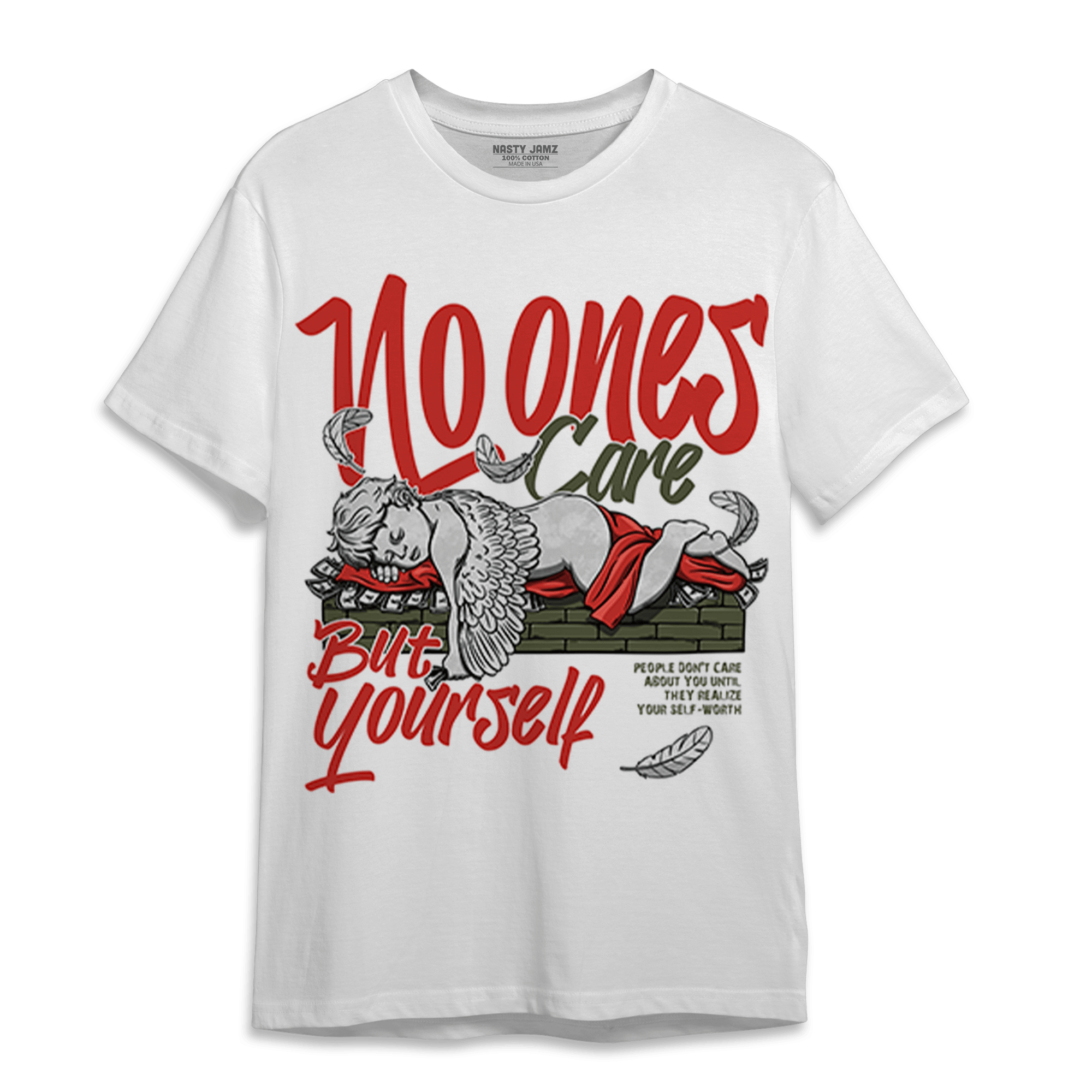 Dunk Low Mystic Red T Shirt Match No Ones Care - NastyJamz