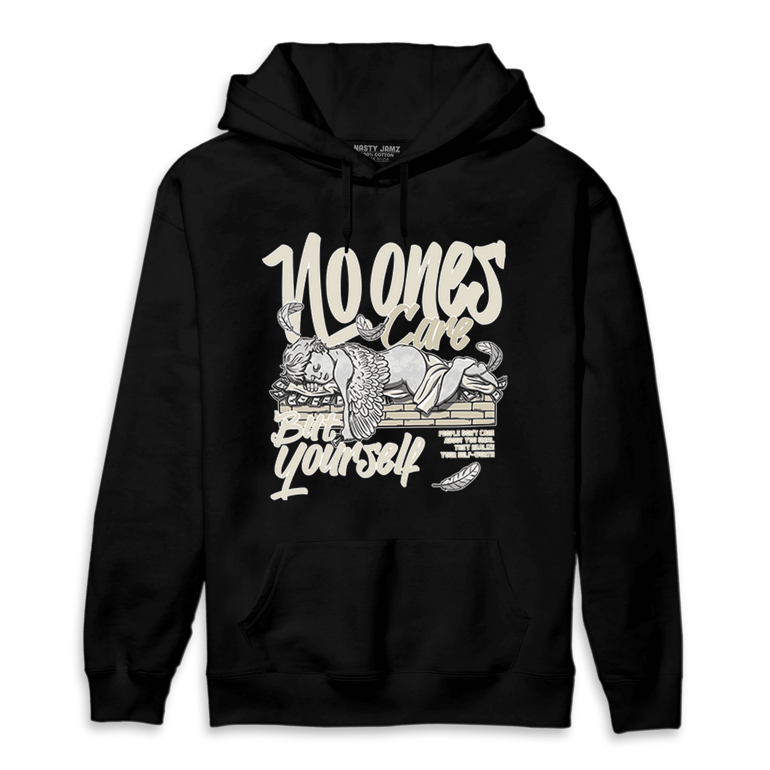 Gratitude 11s Hoodie Match No Ones Care - NastyJamz