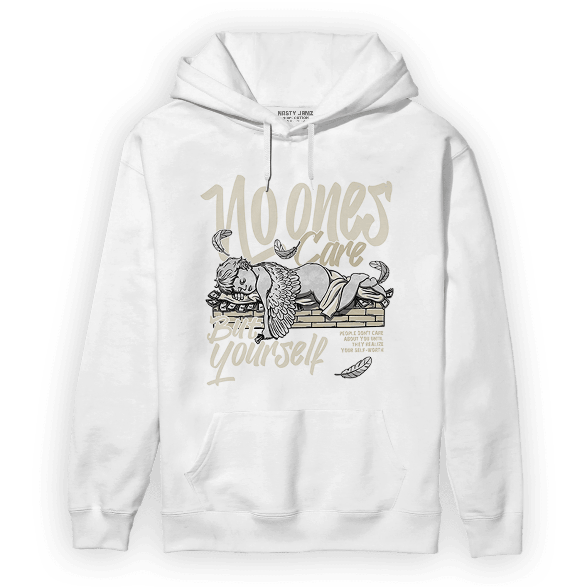 Gratitude 11s Hoodie Match No Ones Care - NastyJamz