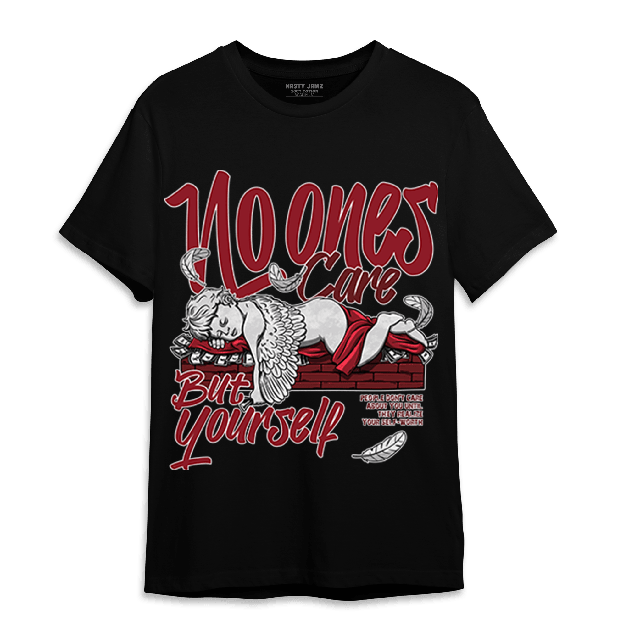 Cherry 12s T Shirt Match No Ones Care - NastyJamz