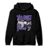 Field Purple 12s Hoodie Match No Ones Care - NastyJamz