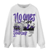 Field Purple 12s Sweatshirt Match No Ones Care - NastyJamz
