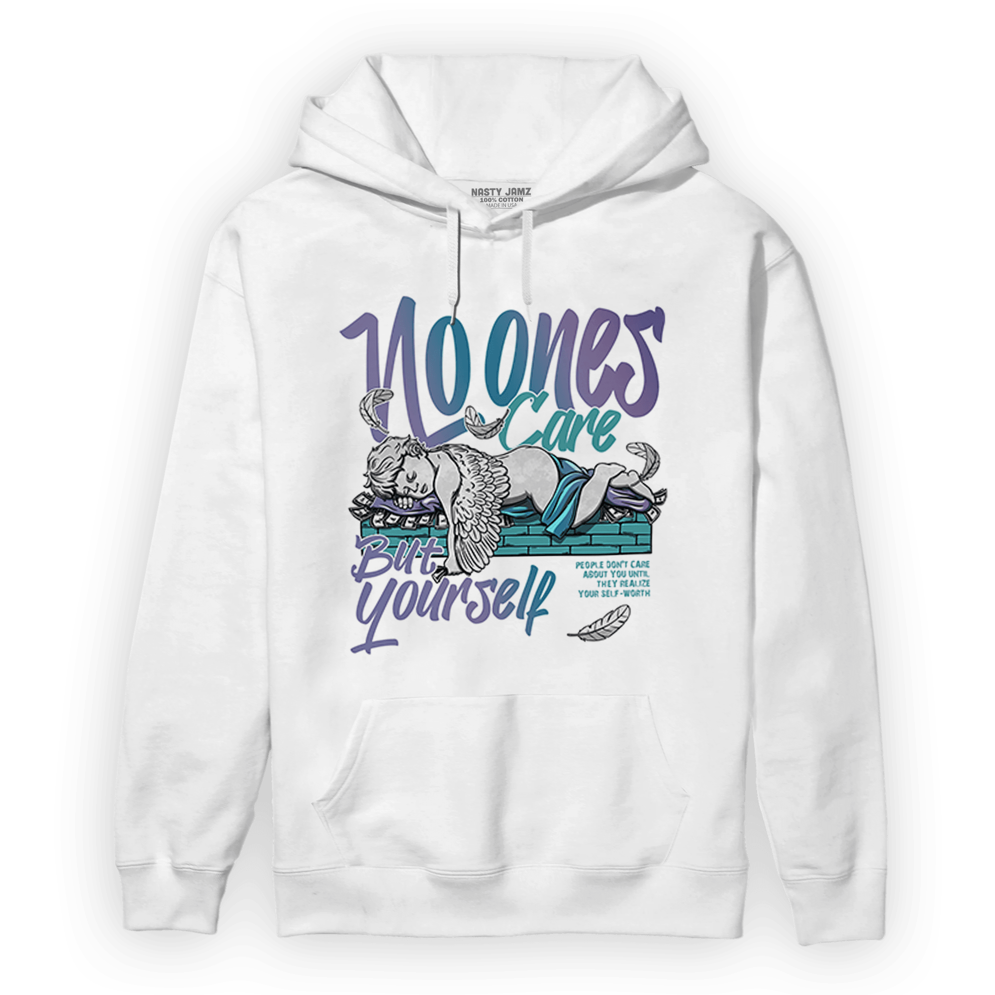 Low Love Letter 14s Hoodie Match No Ones Care - NastyJamz