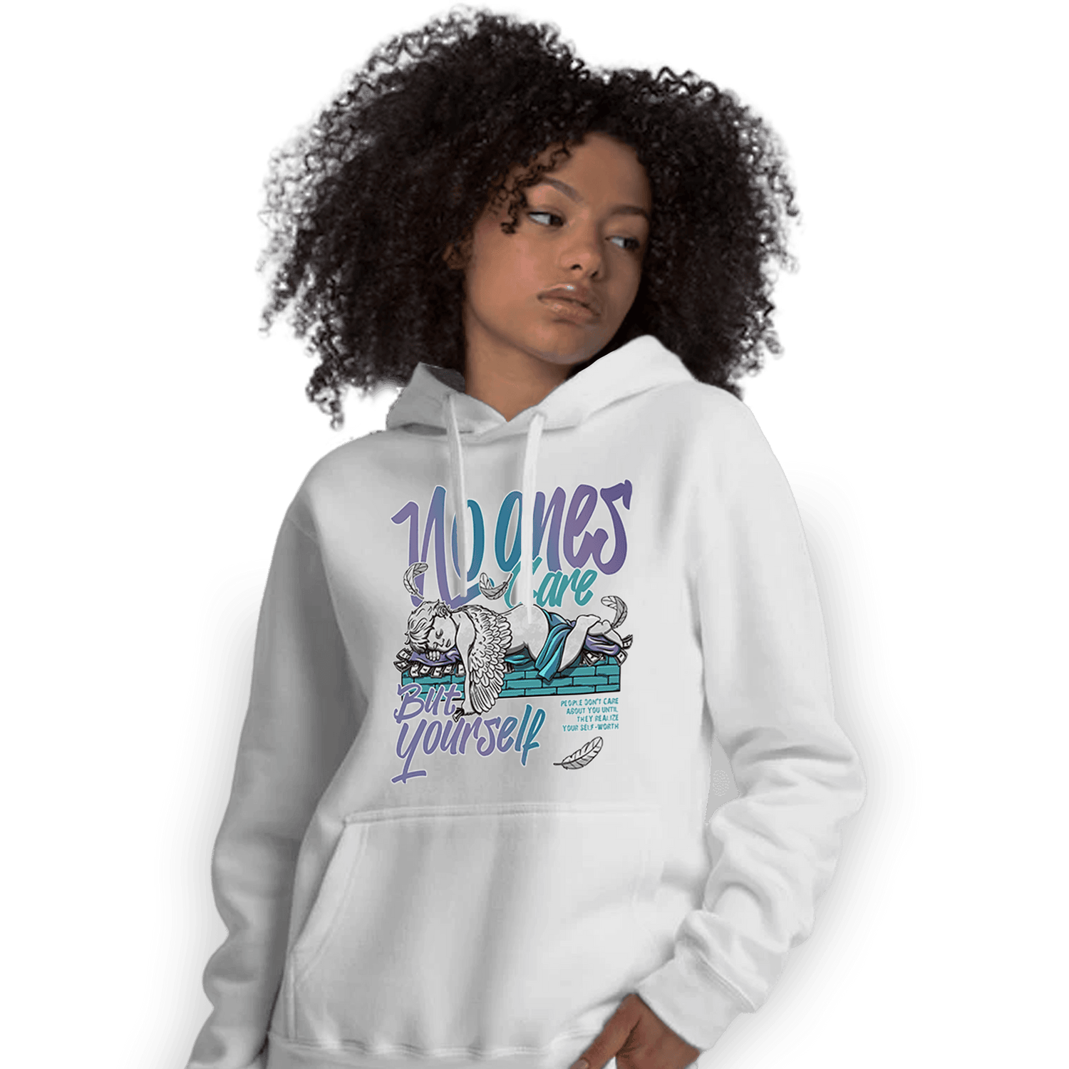 Low Love Letter 14s Hoodie Match No Ones Care - NastyJamz