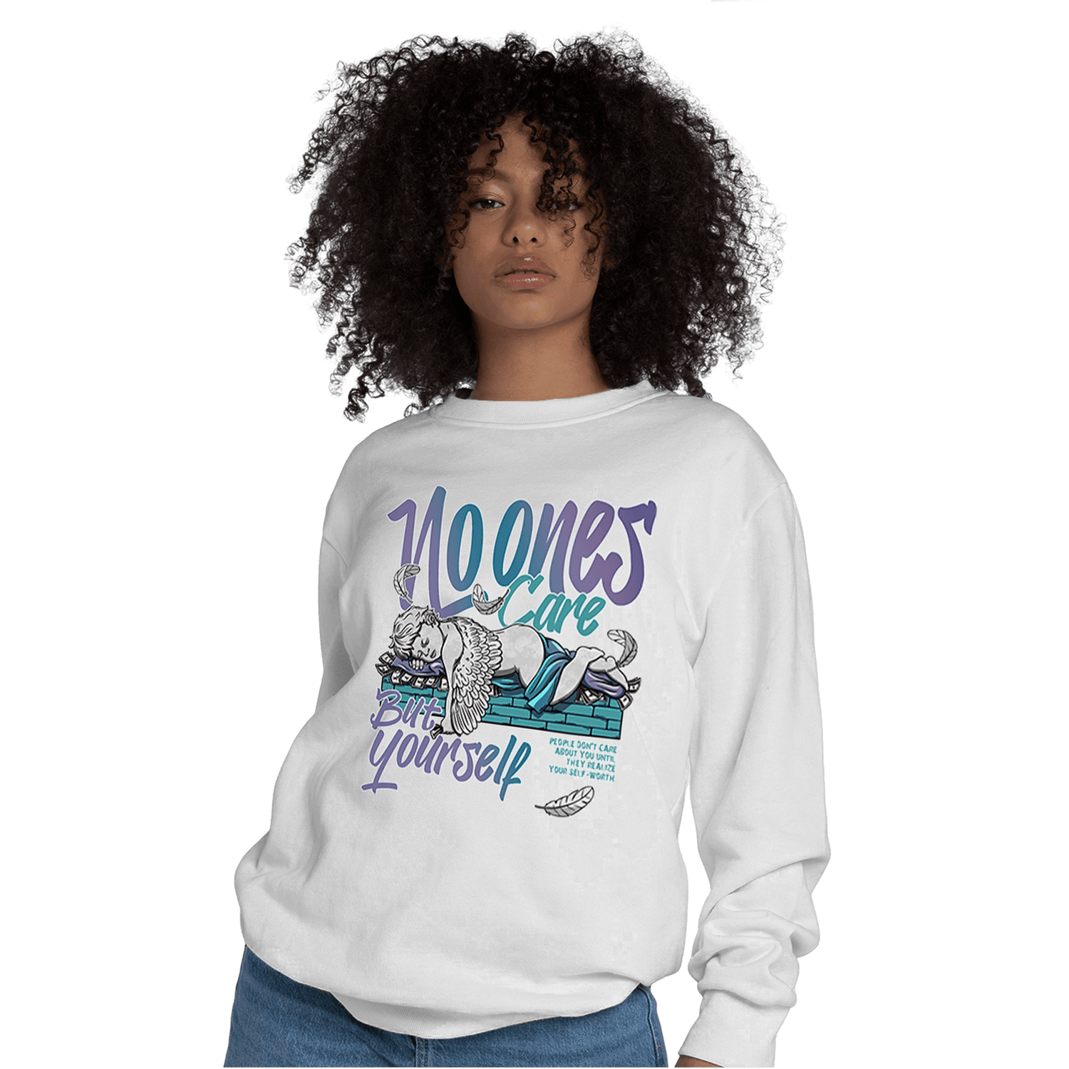 Low Love Letter 14s Sweatshirt Match No Ones Care - NastyJamz