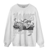 Retro High OG Black White 1s Sweatshirt Match No Ones Care - NastyJamz