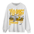Yellow Ochre 1s Sweatshirt Match No Ones Care - NastyJamz