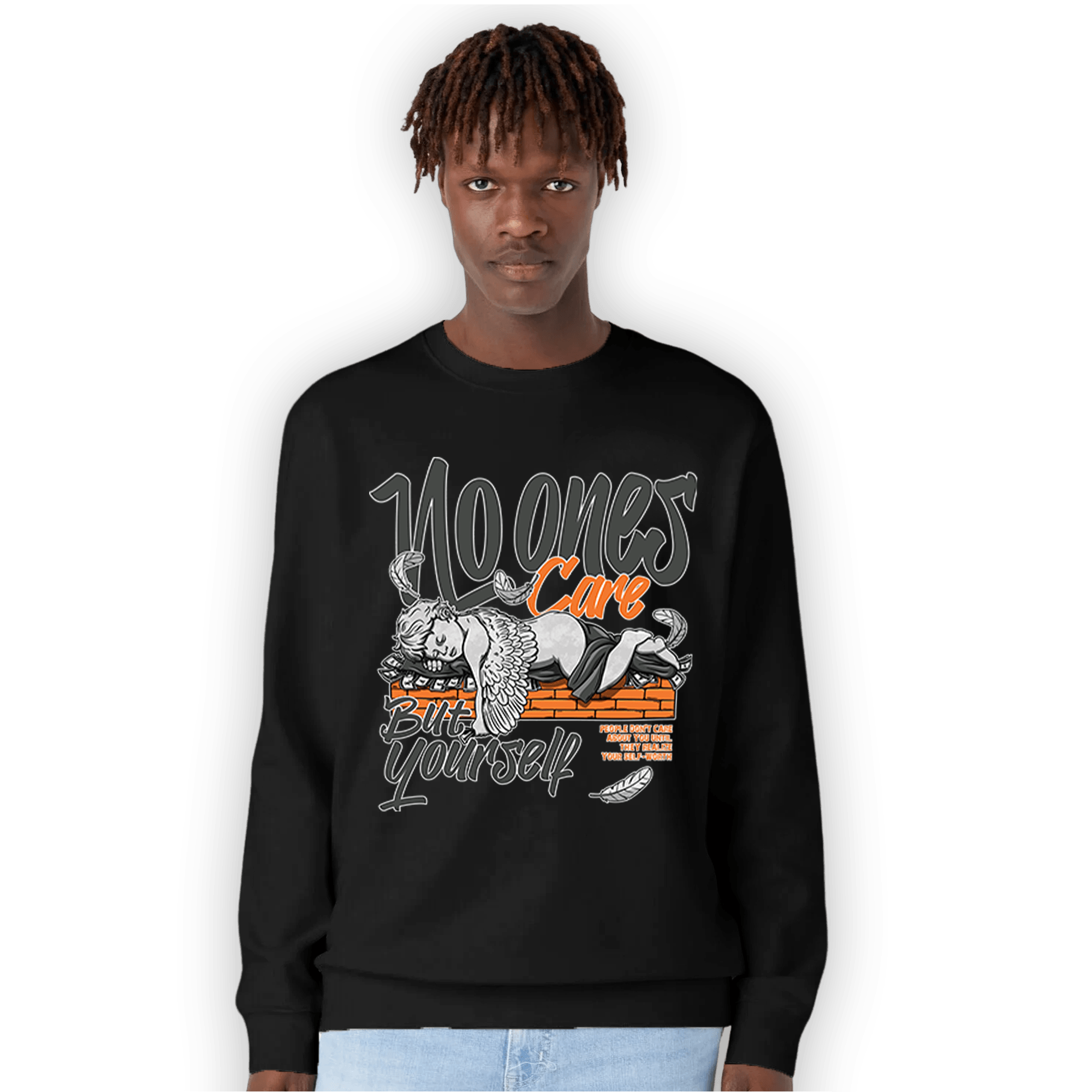 Fear Pack 3s Sweatshirt Match No Ones Care - NastyJamz