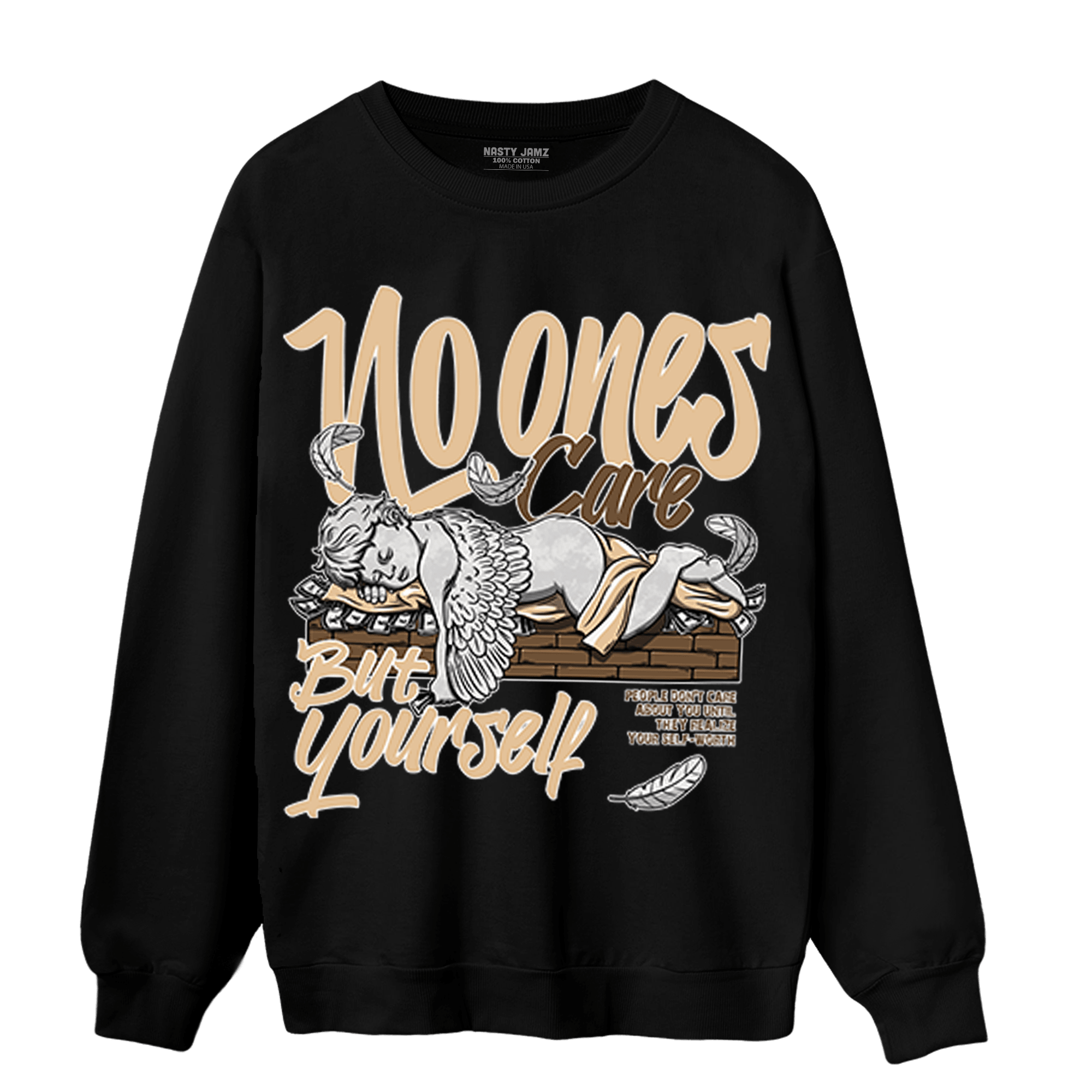 Palomino 3s Sweatshirt Match No Ones Care - NastyJamz
