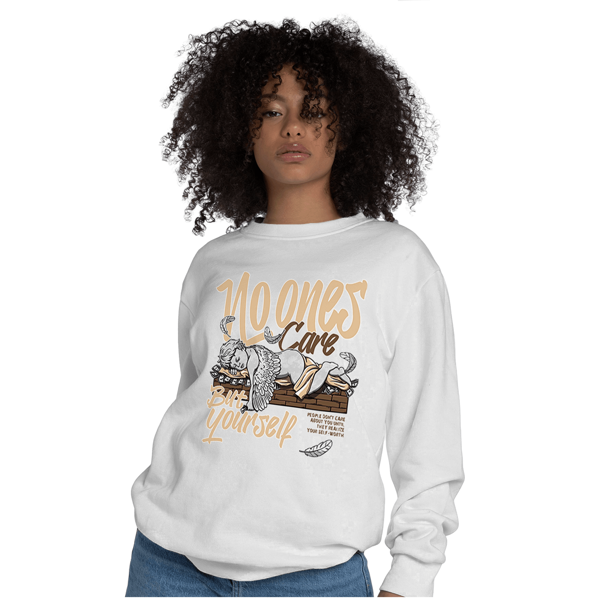 Palomino 3s Sweatshirt Match No Ones Care - NastyJamz