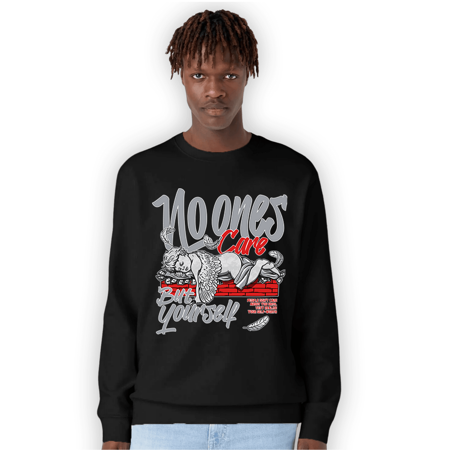 Bred Reimagined 4s Sweatshirt Match No Ones Care - NastyJamz