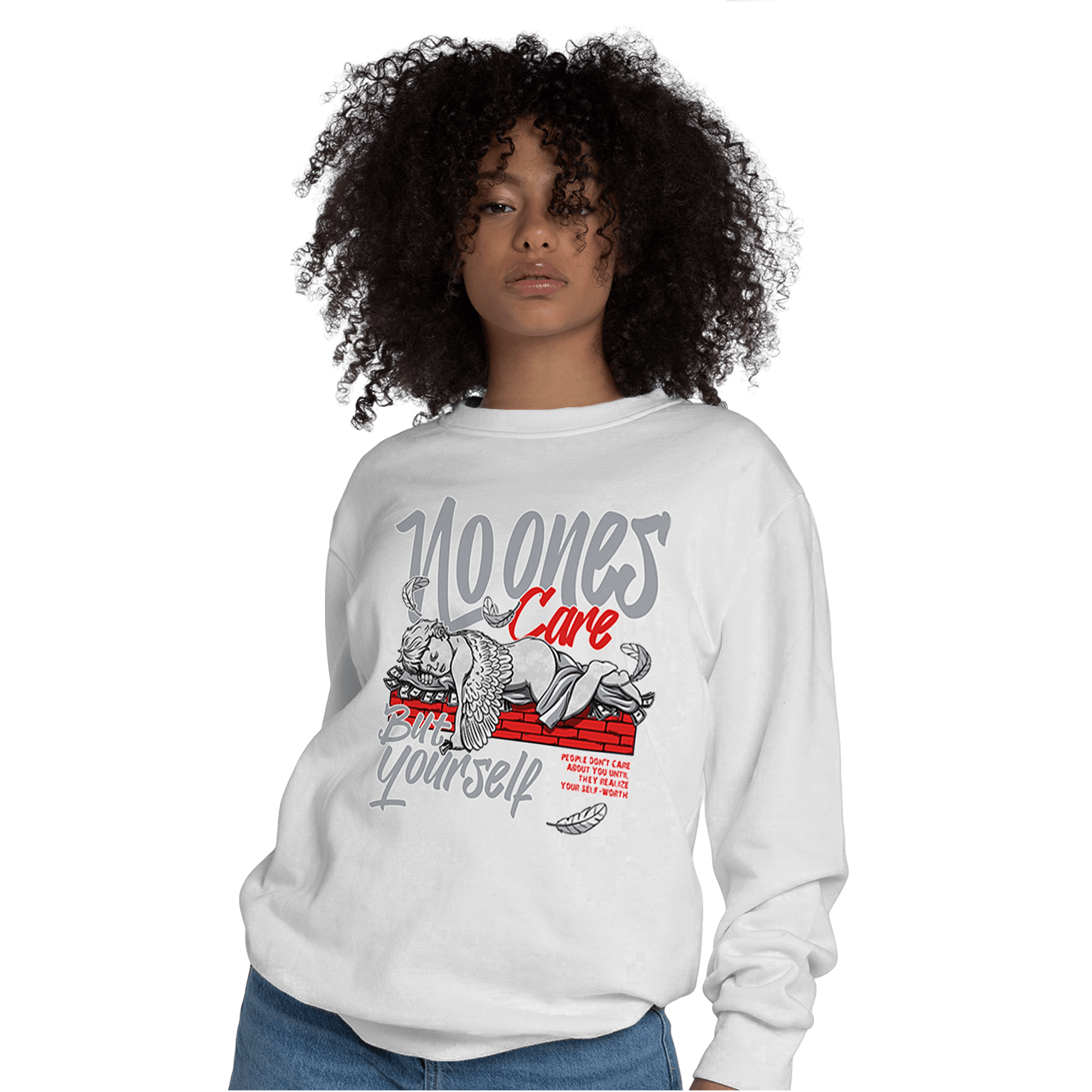 Bred Reimagined 4s Sweatshirt Match No Ones Care - NastyJamz