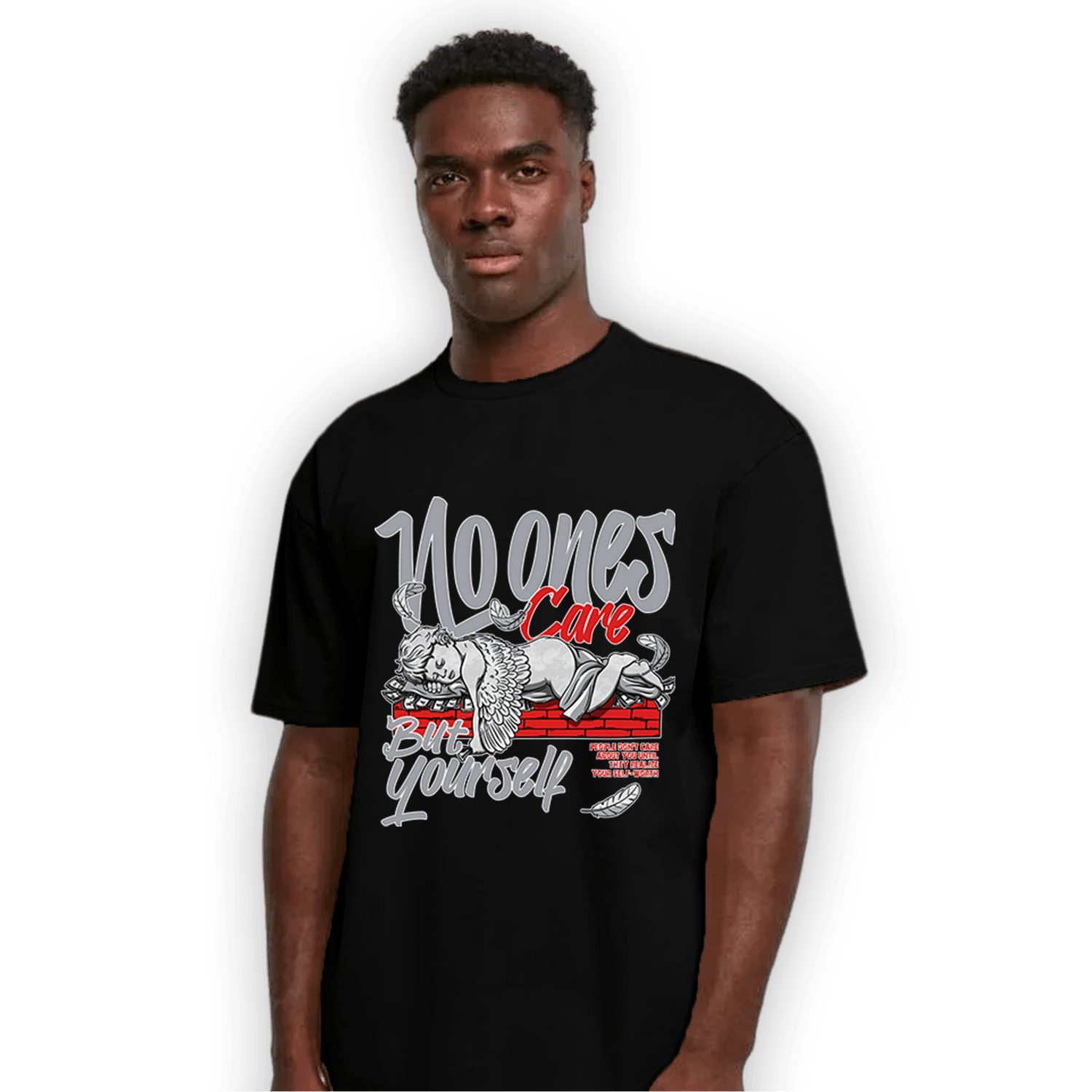 Bred Reimagined 4s T Shirt Match No Ones Care - NastyJamz
