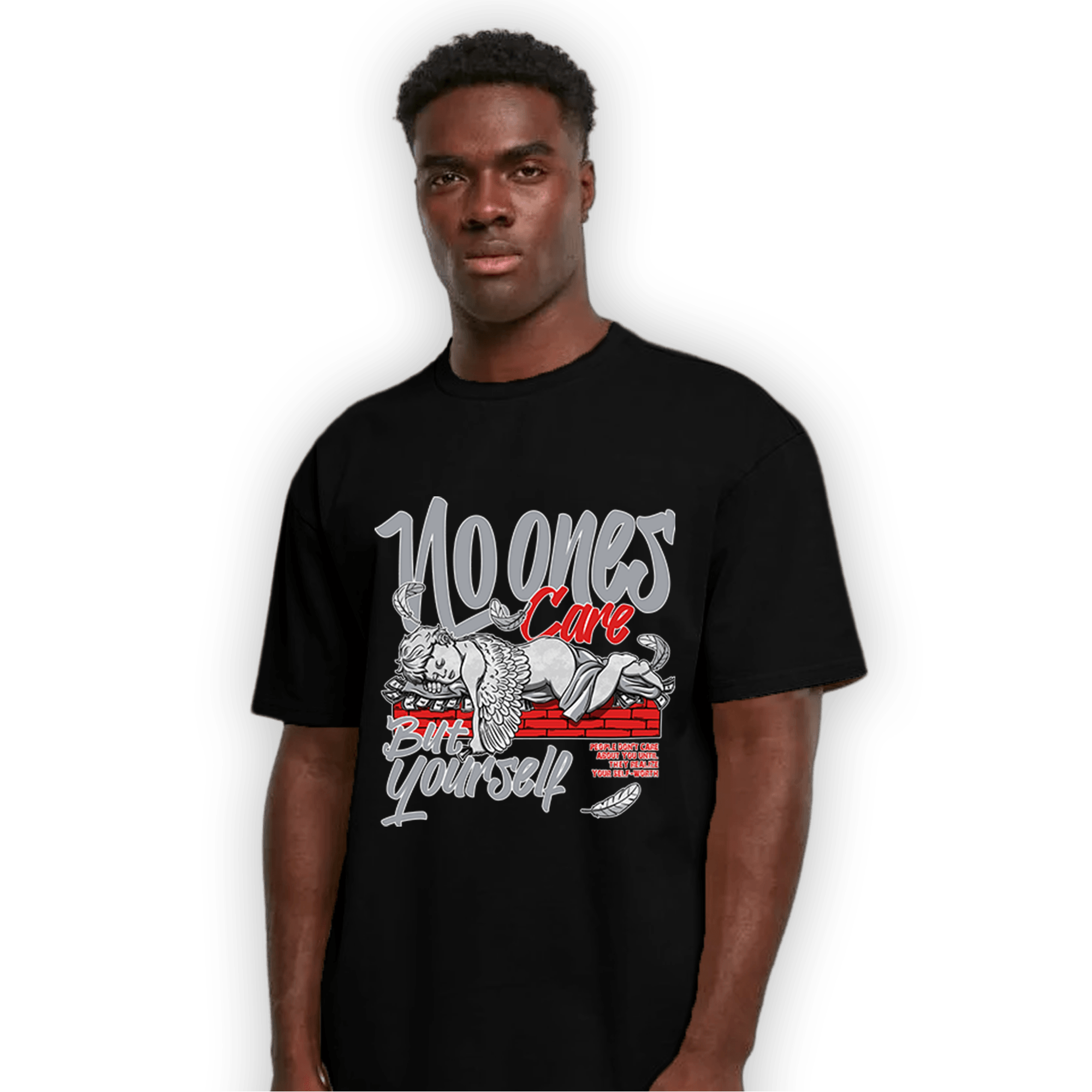 Bred Reimagined 4s T Shirt Match No Ones Care - NastyJamz
