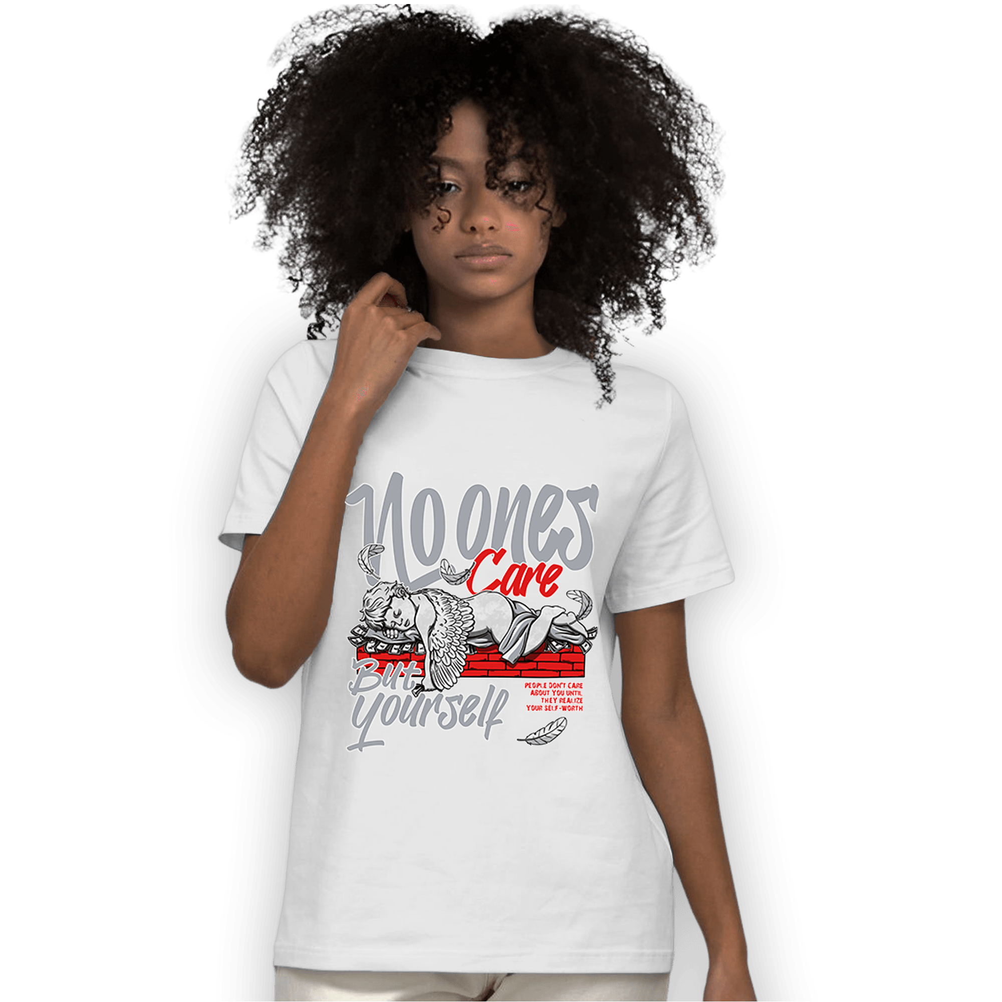 Bred Reimagined 4s T Shirt Match No Ones Care - NastyJamz