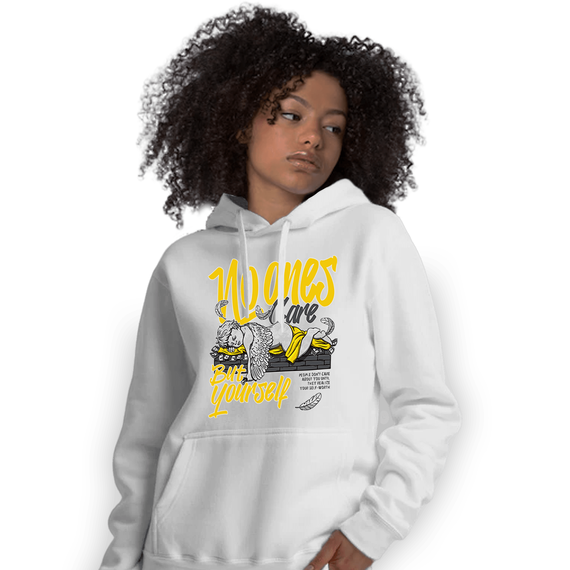 Thunder 4s Hoodie Match No Ones Care - NastyJamz