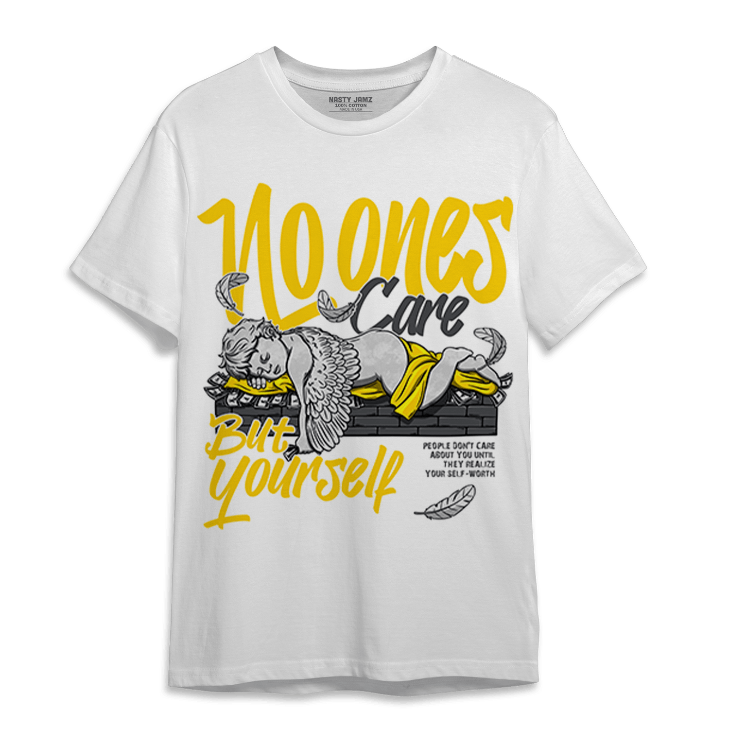 Thunder 4s T Shirt Match No Ones Care - NastyJamz