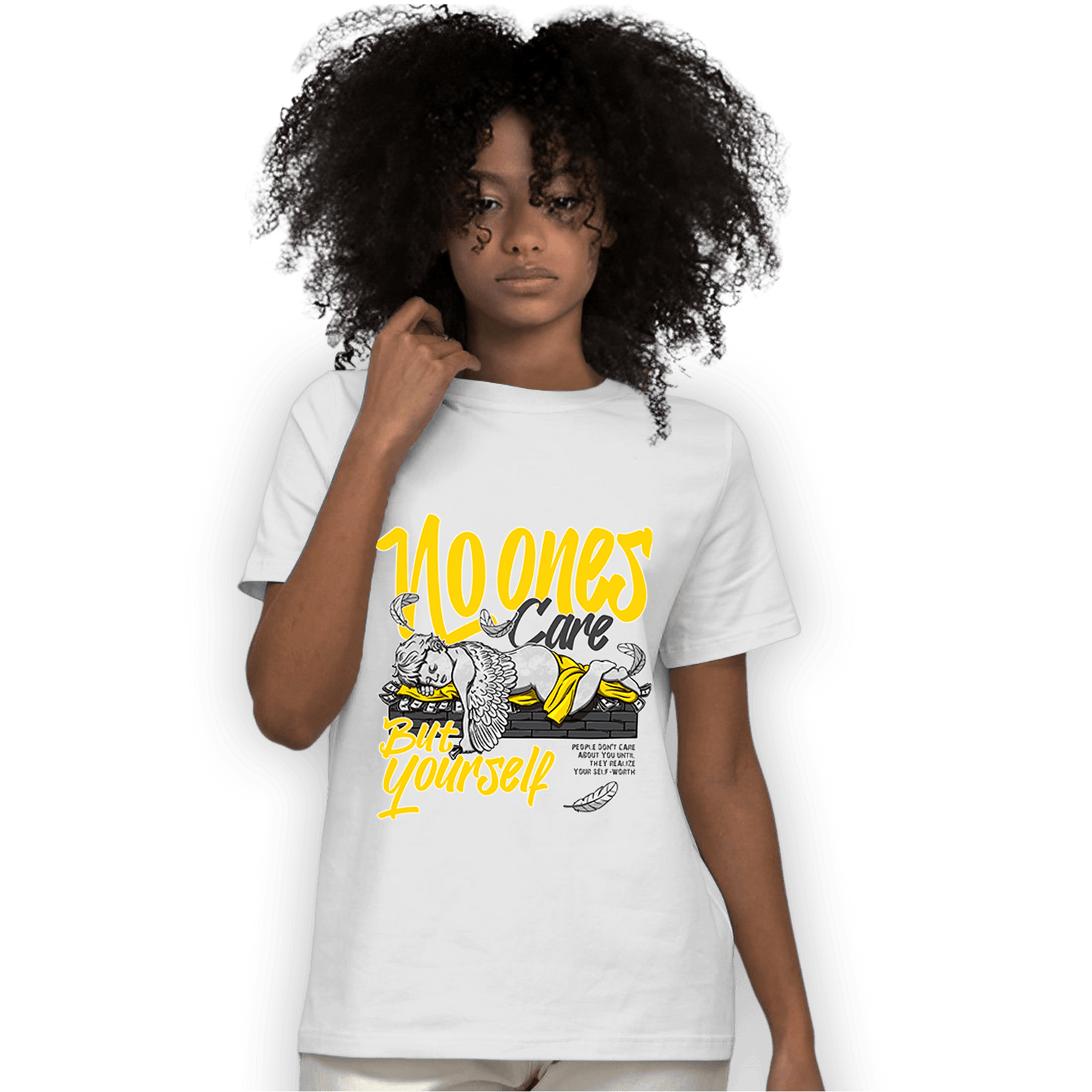 Thunder 4s T Shirt Match No Ones Care - NastyJamz