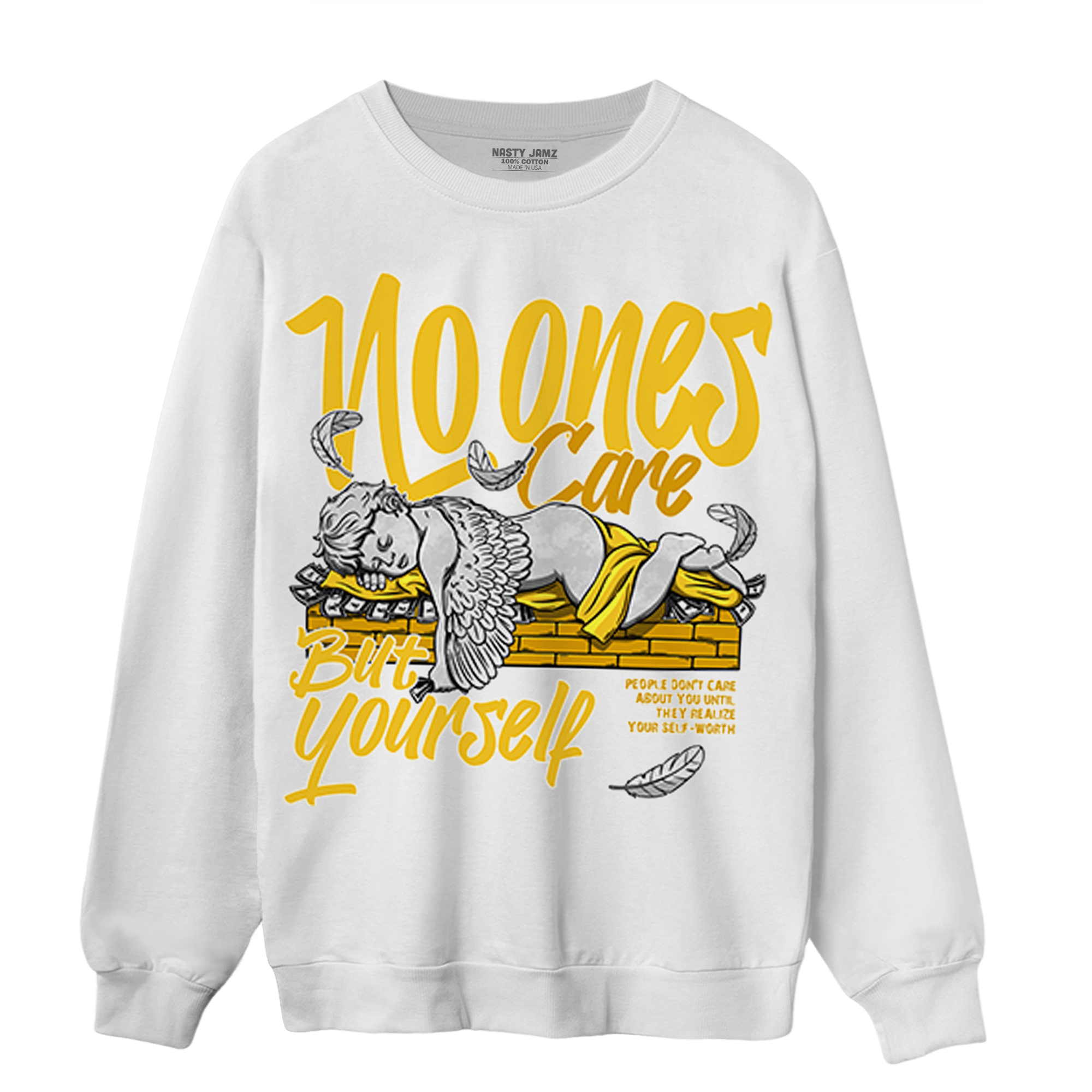 Yellow Ochre 6s Sweatshirt Match No Ones Care - NastyJamz