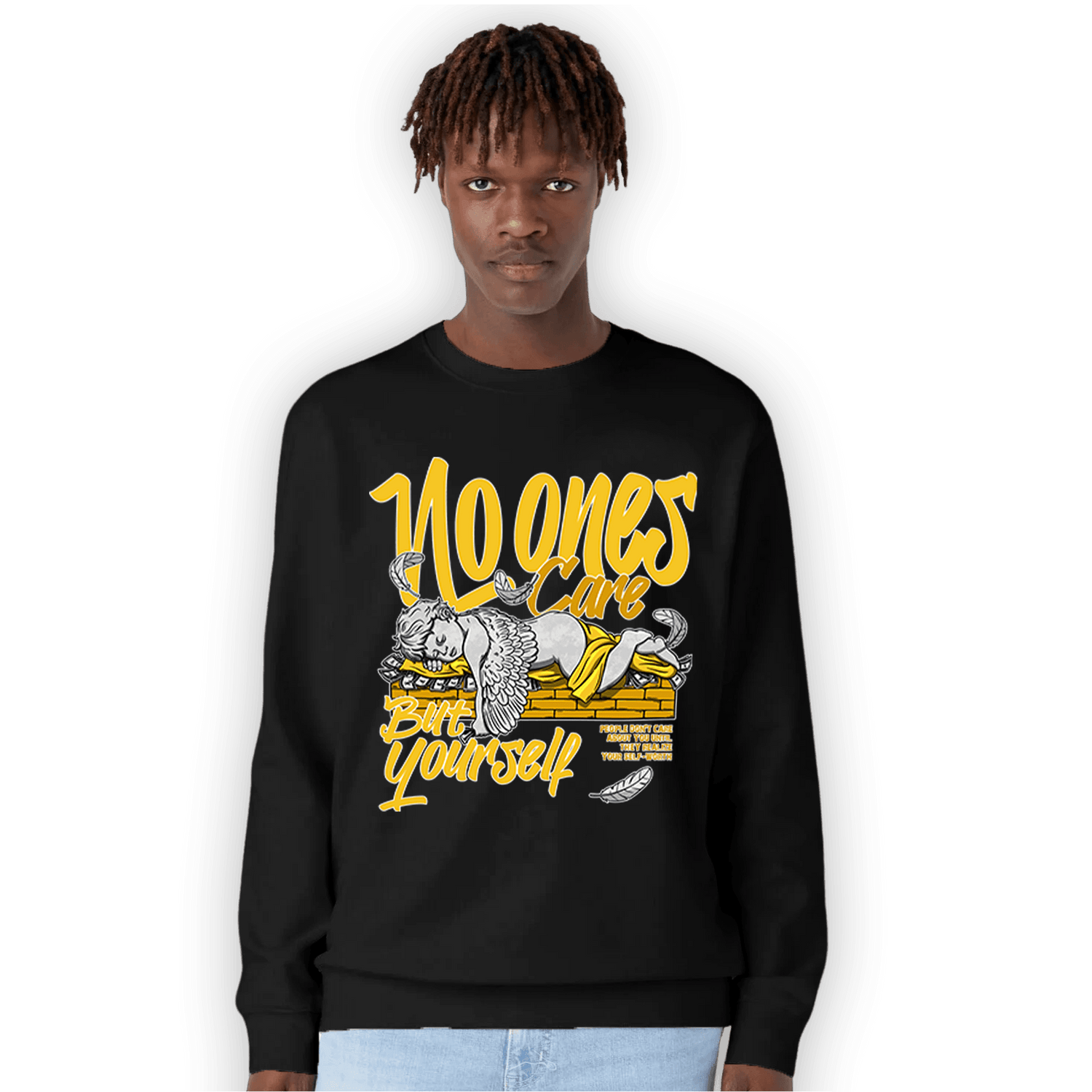 Yellow Ochre 6s Sweatshirt Match No Ones Care - NastyJamz