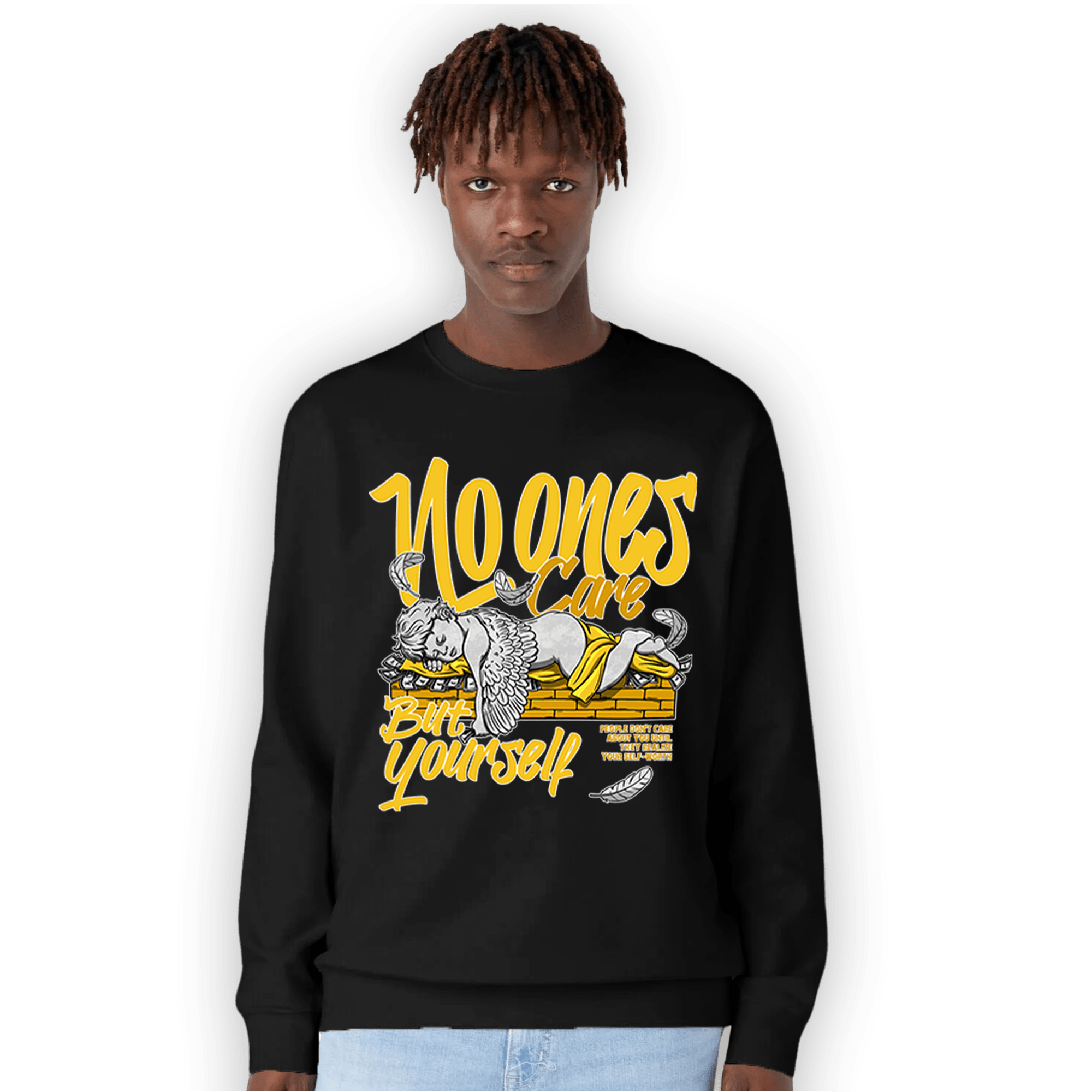 Yellow Ochre 6s Sweatshirt Match No Ones Care - NastyJamz