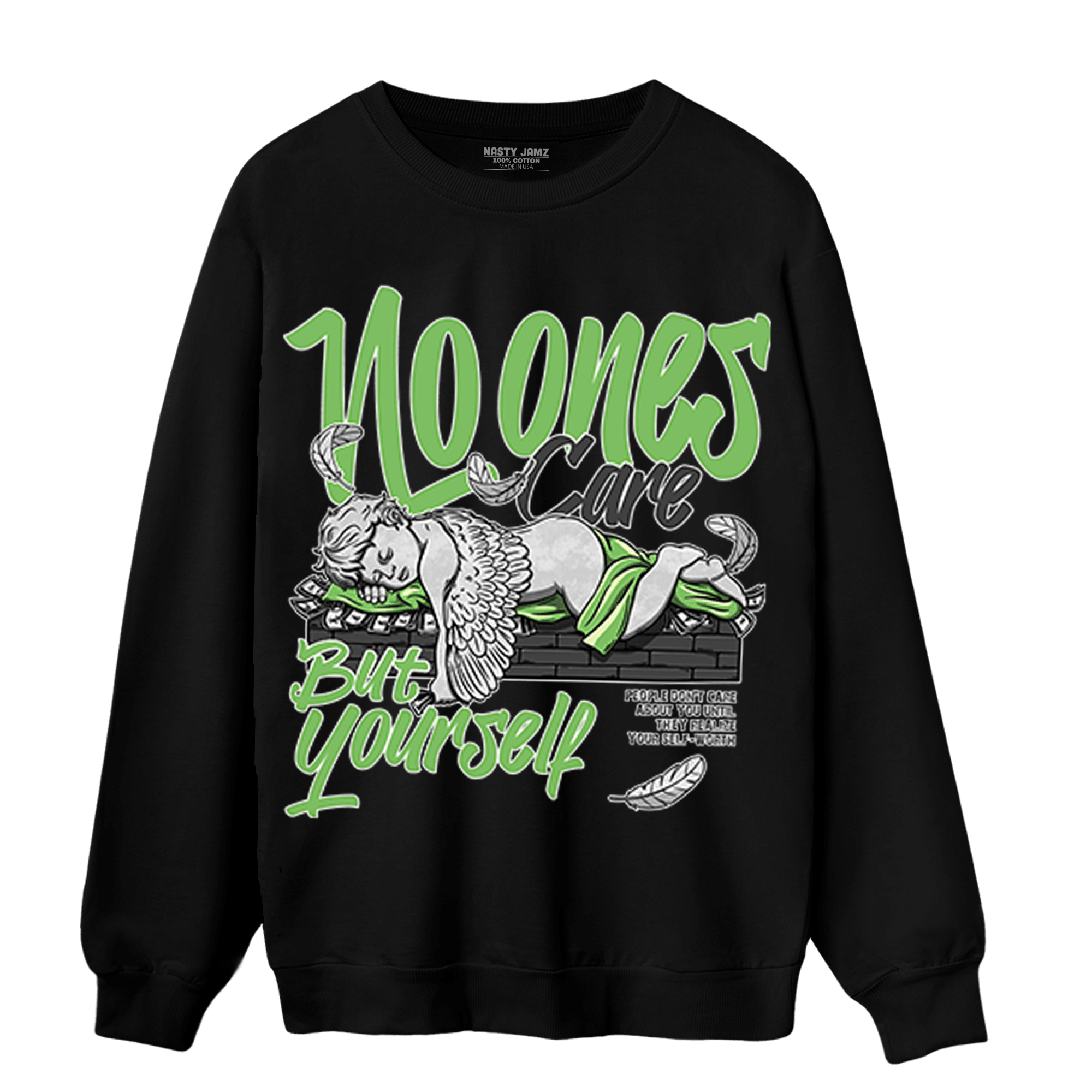 SB Dunk Buttercup Sweatshirt Match No Ones Care - NastyJamz
